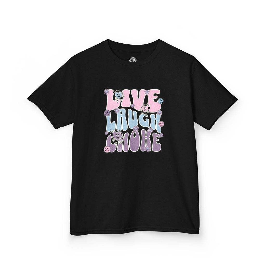Kids Live Laugh Choke Tee