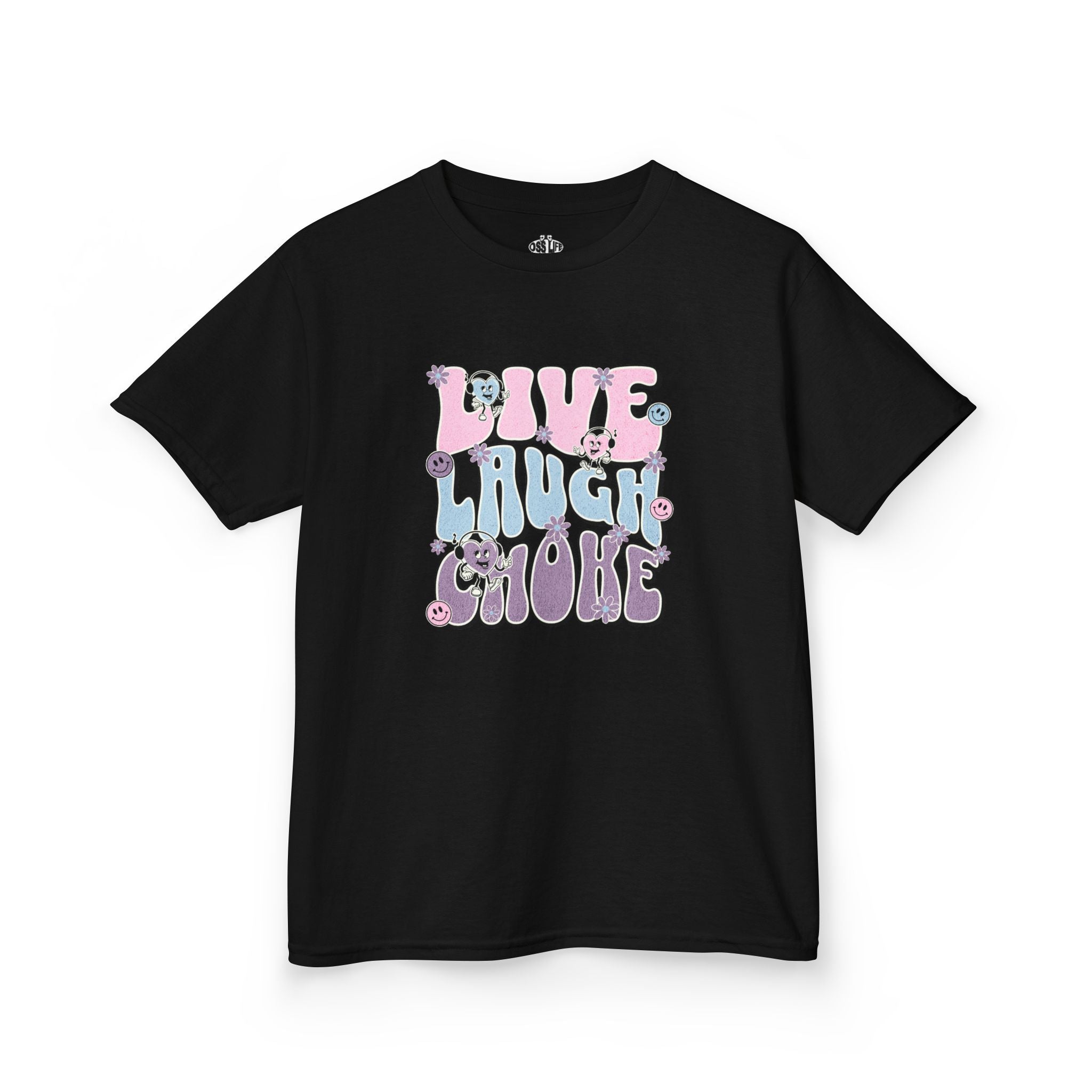 Kids Live Laugh Choke Tee