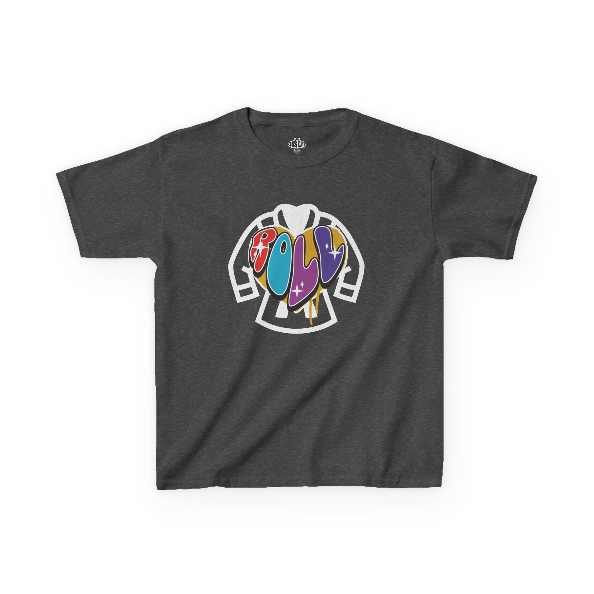 Kids Colorful Roll Heart Tee