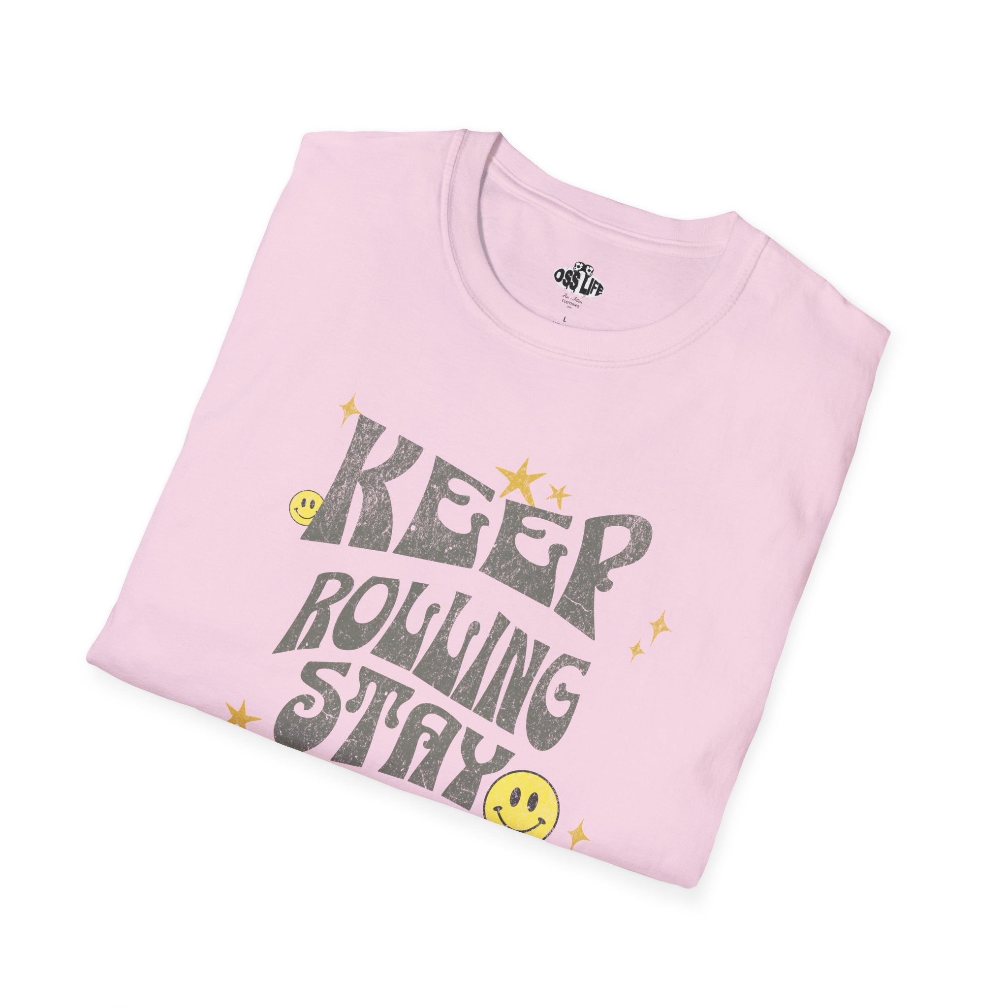 Keep Rolling Stay Humble Softstyle Adult Unisex T-shirt