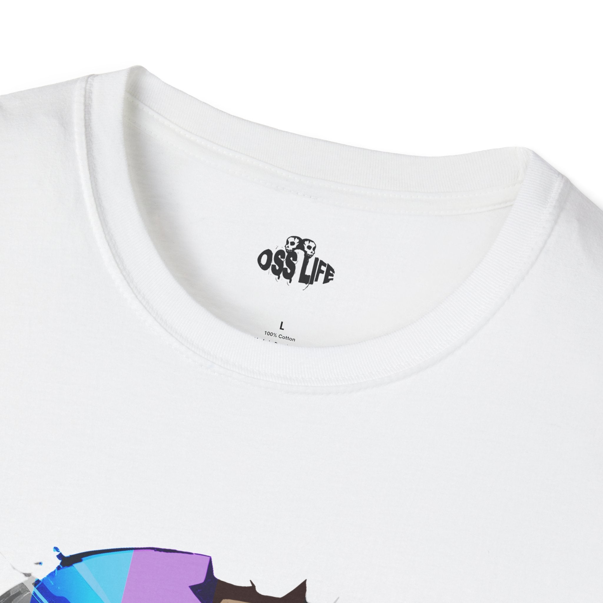 Jiu Jitsu Skull Belt T-Shirt Unisex Softstyle T-Shirt