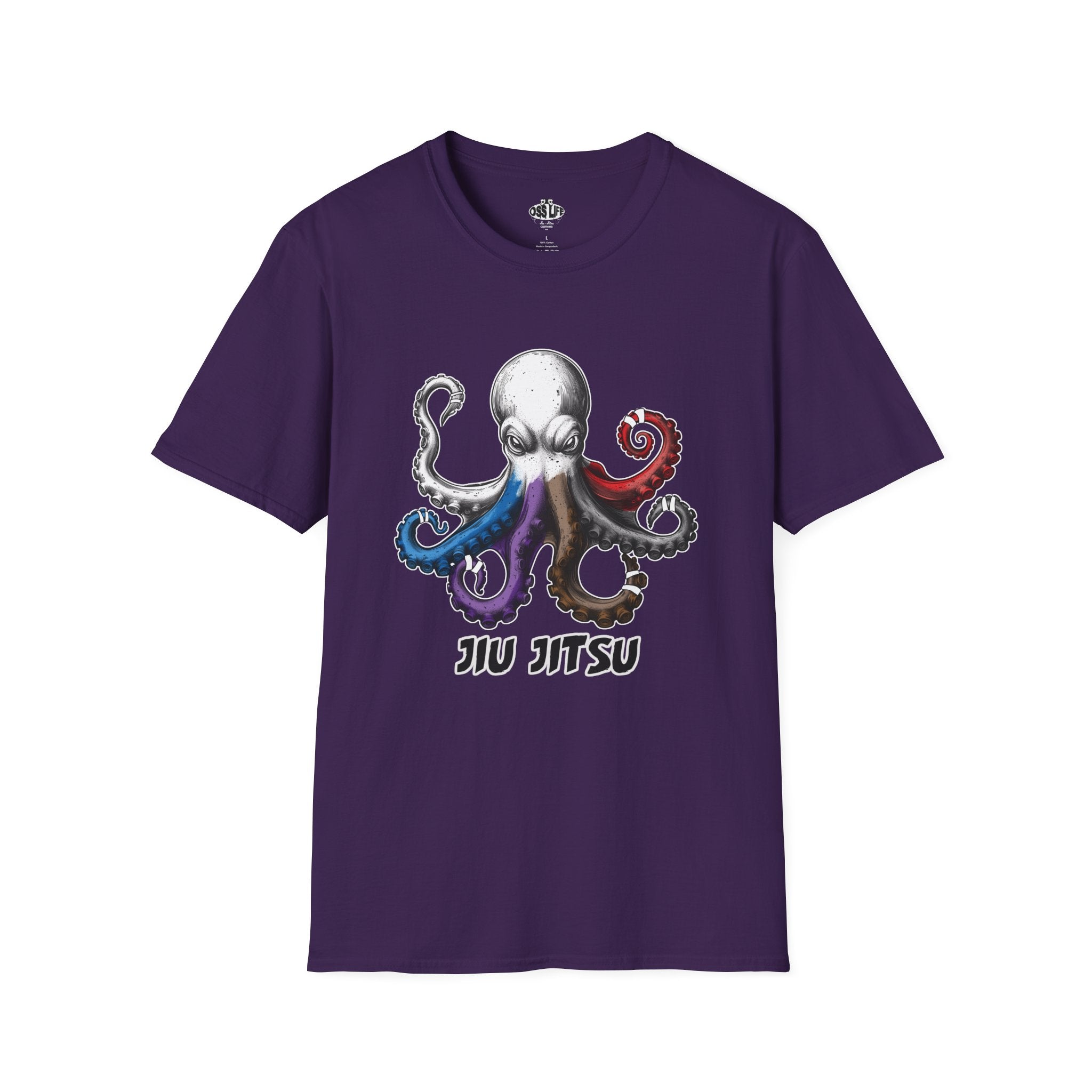 Jiu Jitsu Octopus Unisex Softstyle T-shirt