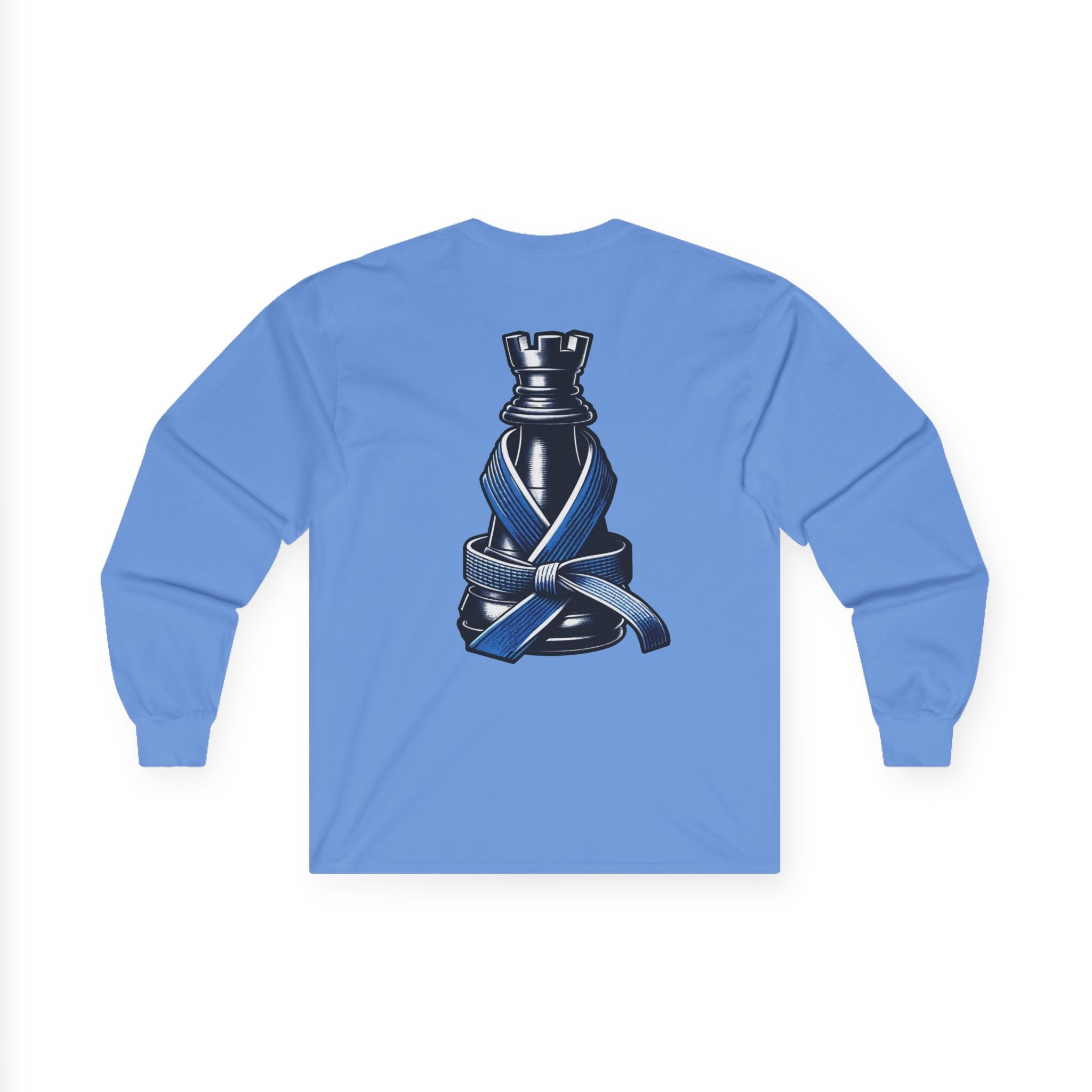 Jiu-Jitsu Blue Belt Chess Piece Unisex Long Sleeve T-Shirt
