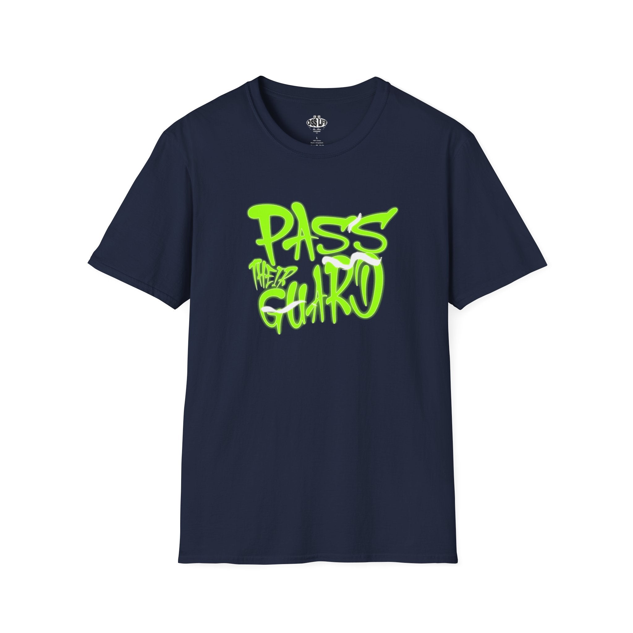 Pass Their Guard Neon GraffitiSoftstyle Adult Unisex T-shirt