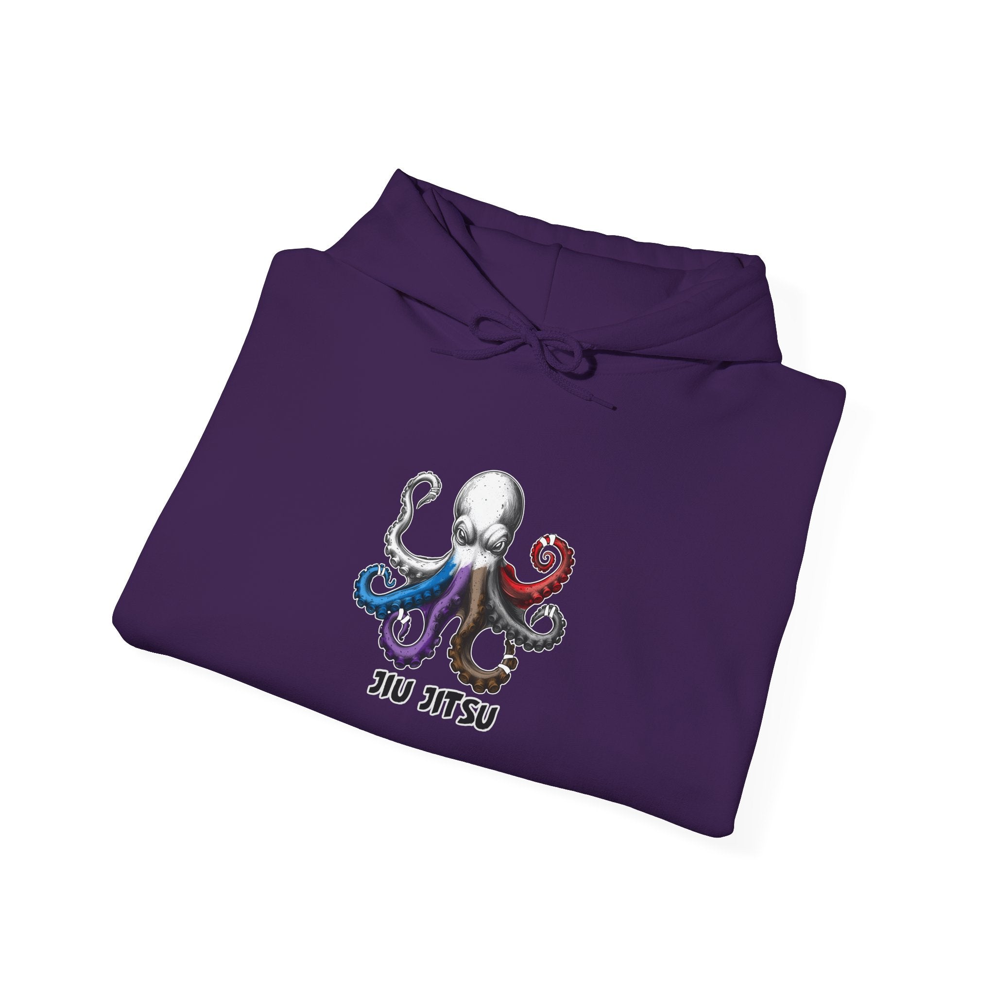 Jiu Jitsu Octopus Hoodie Unisex Heavy Blend Sweatshirt