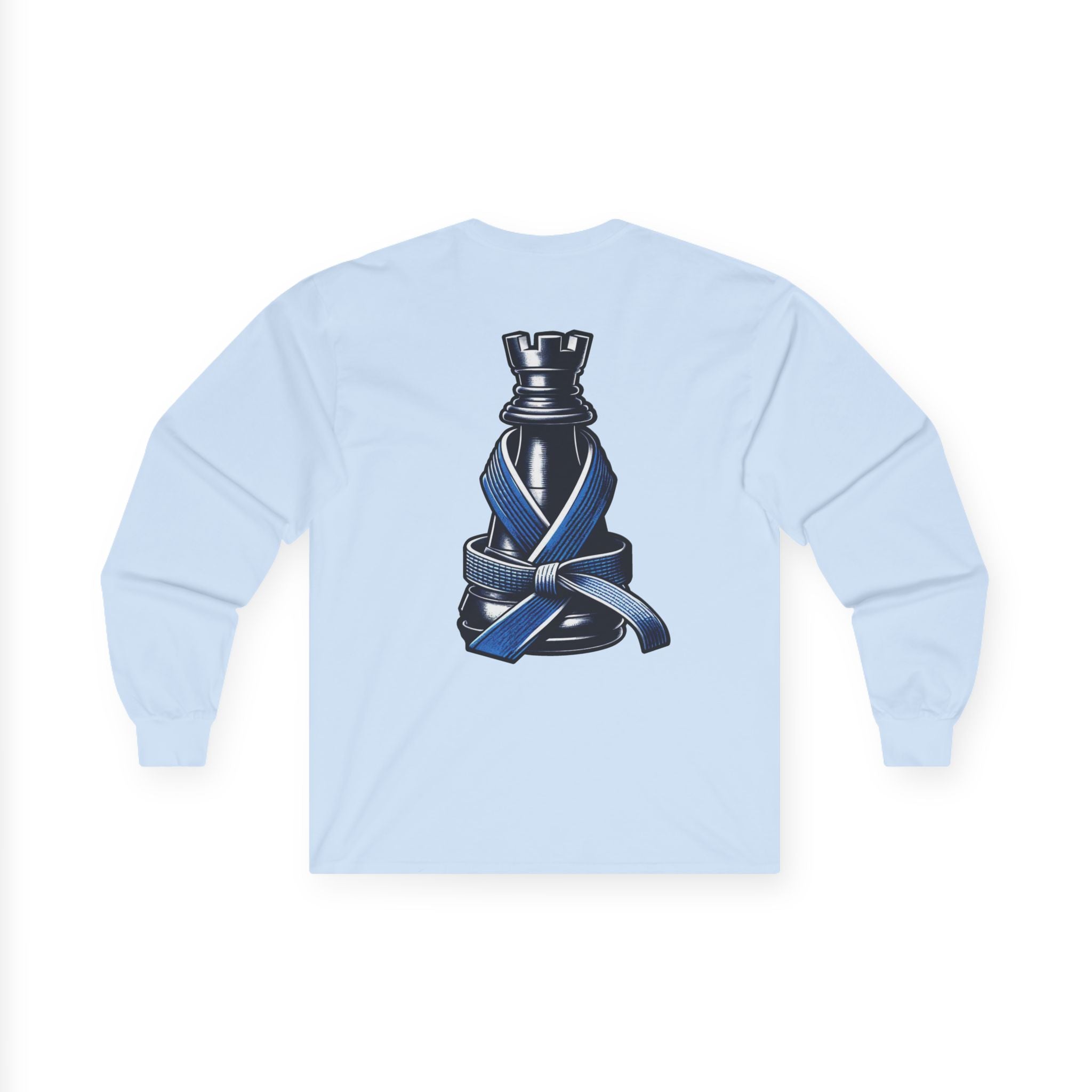 Jiu-Jitsu Blue Belt Chess Piece Unisex Long Sleeve T-Shirt