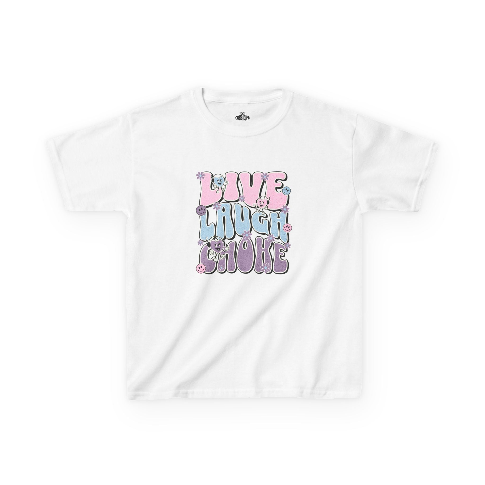 Kids Live Laugh Choke Tee