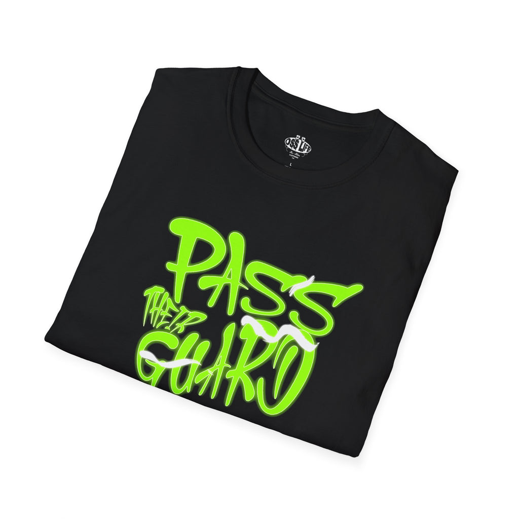 Pass Their Guard Neon GraffitiSoftstyle Adult Unisex T-shirt