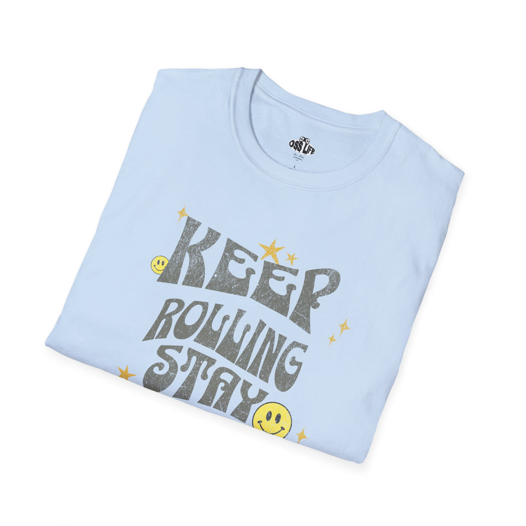 Keep Rolling Stay Humble Softstyle Adult Unisex T-shirt
