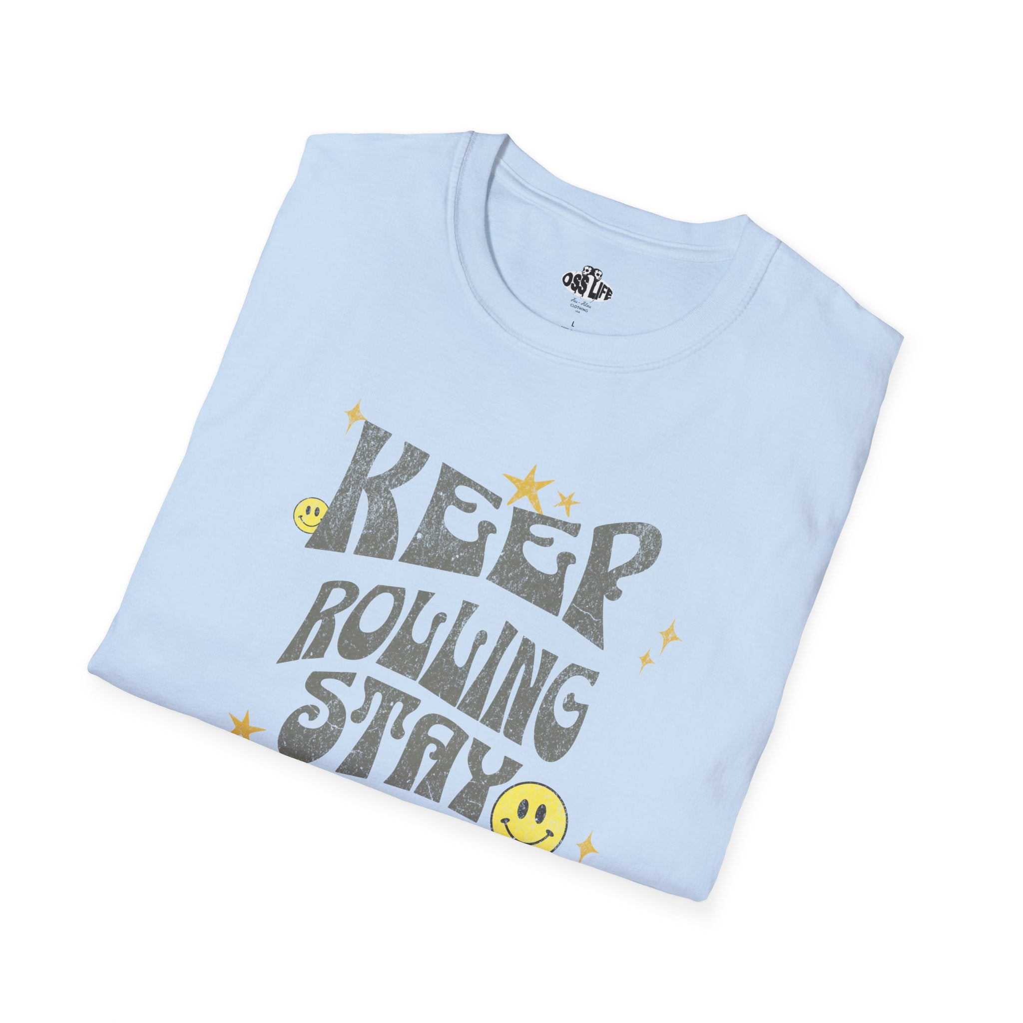 Keep Rolling Stay Humble Softstyle Adult Unisex T-shirt