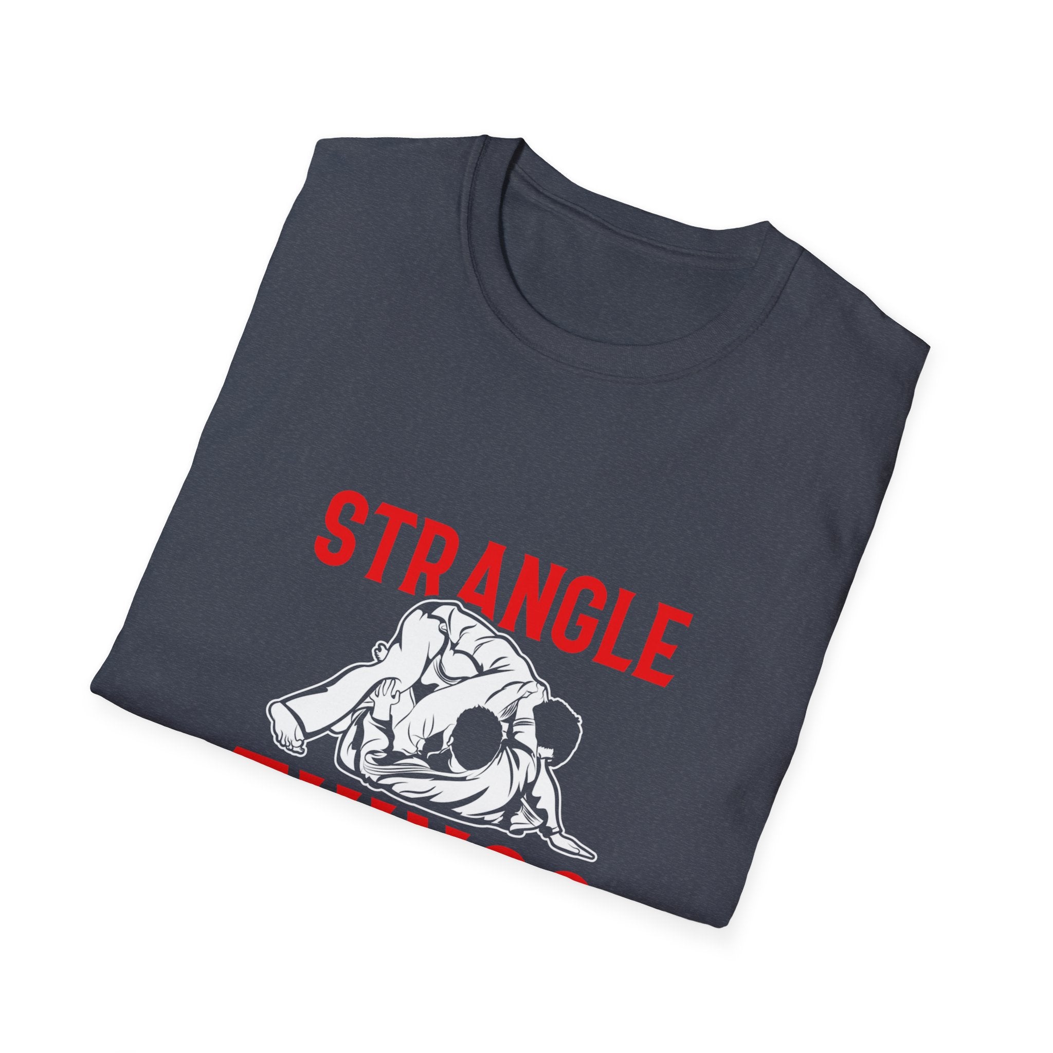 Strangle Things Blue Belt Unisex Softstyle T-Shirt
