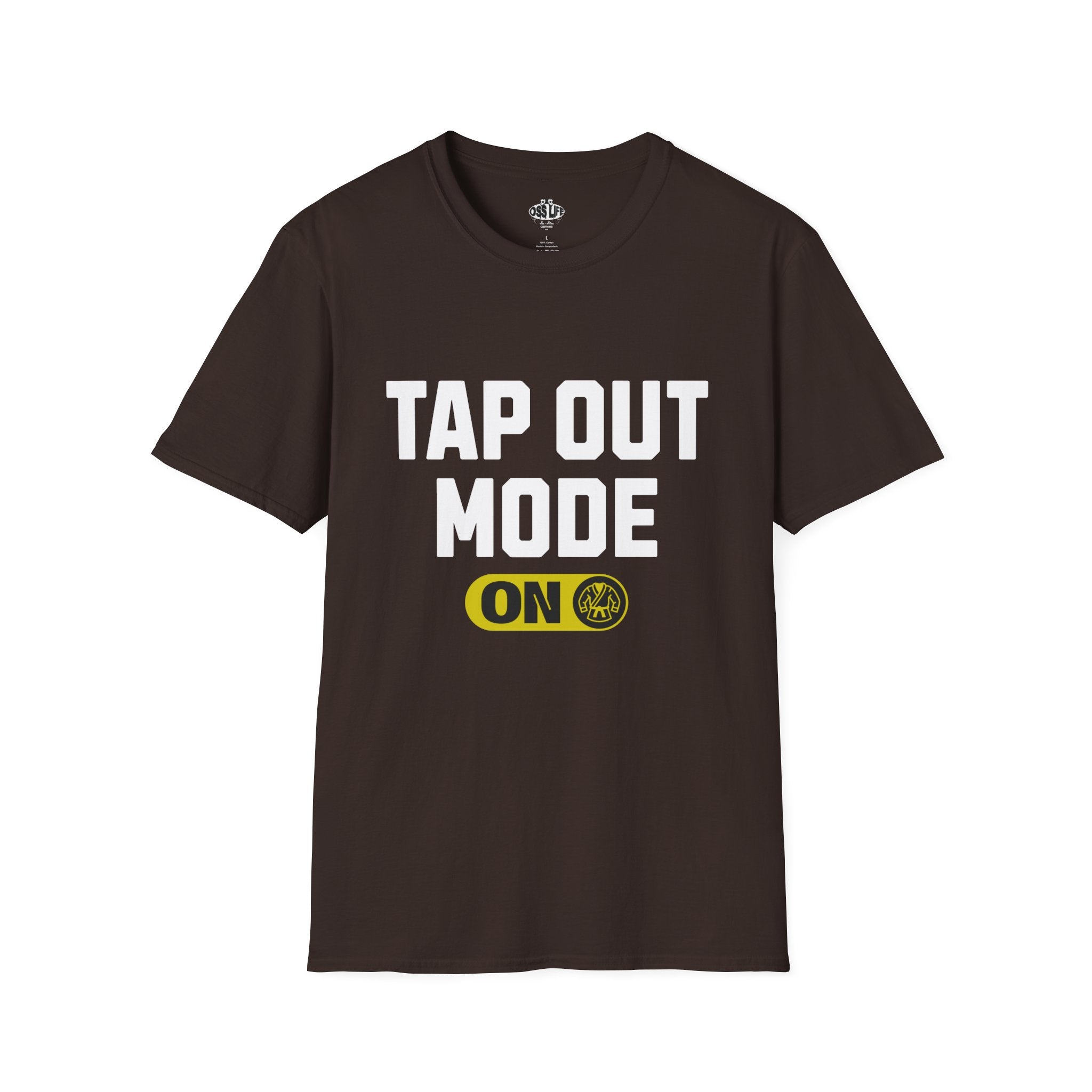 Tap Out Mode ON Softstyle Adult Unisex T-shirt