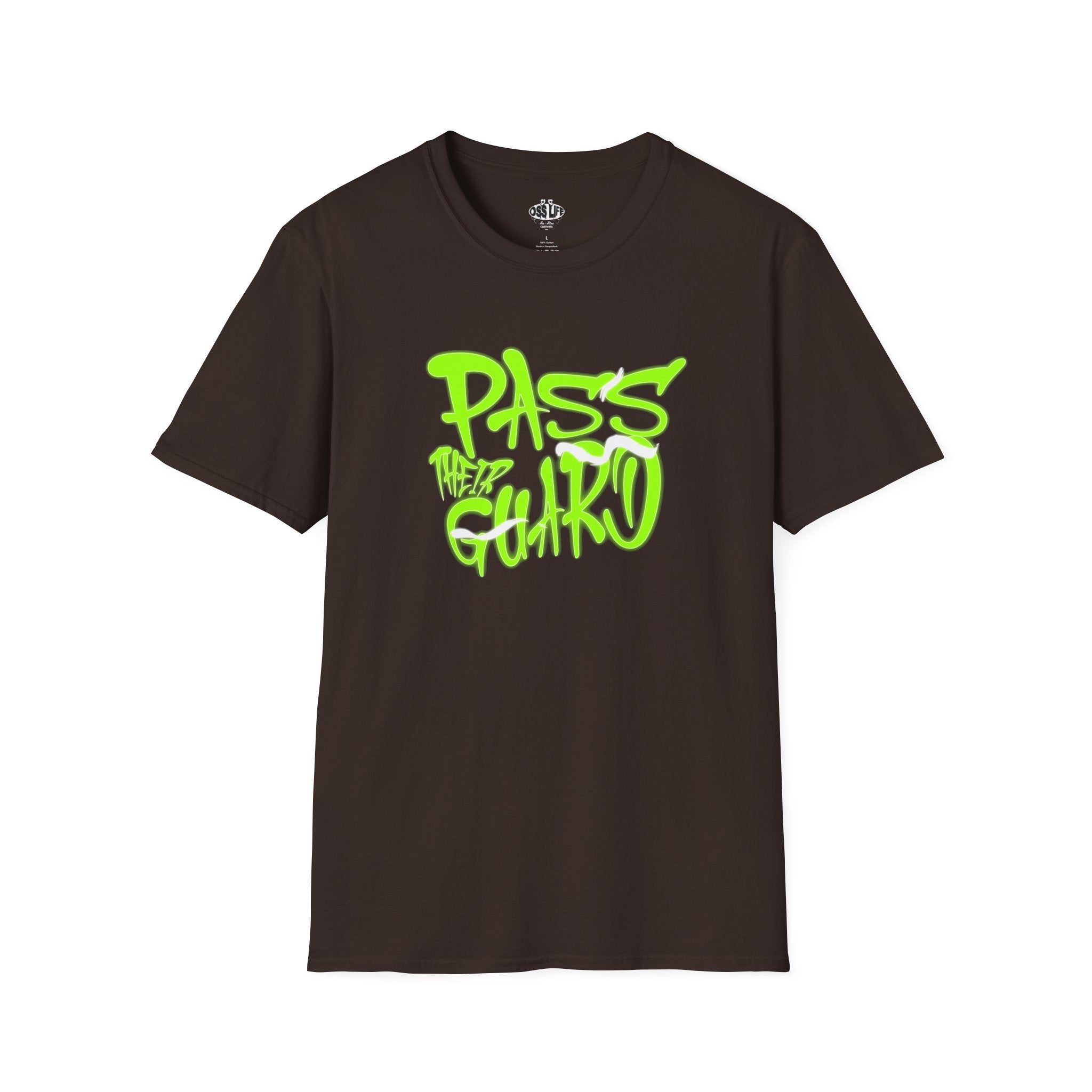 Pass Their Guard Neon GraffitiSoftstyle Adult Unisex T-shirt