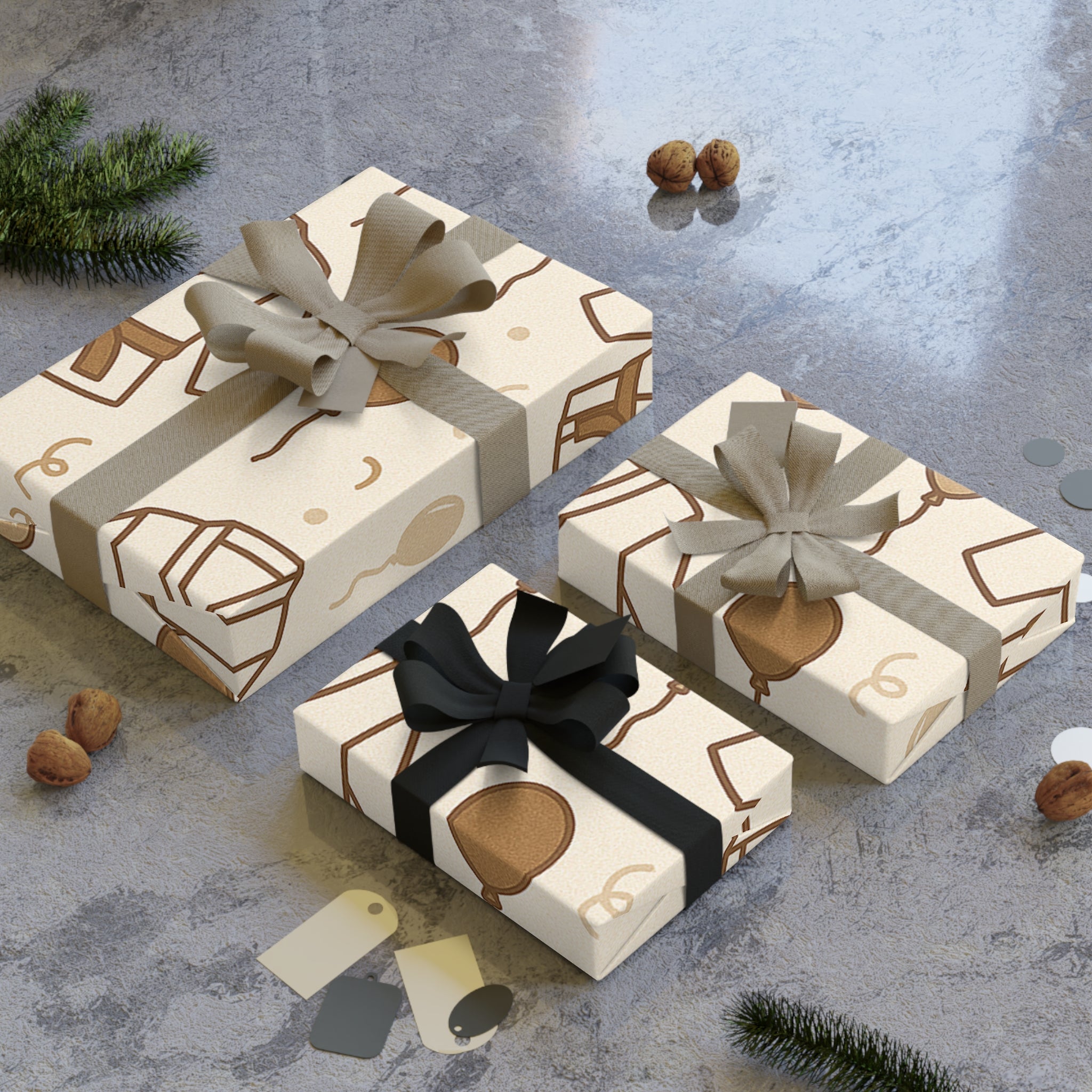 Jiu-Jitsu Brown Belt Promotion or Birthday Wrapping Paper (1 roll)