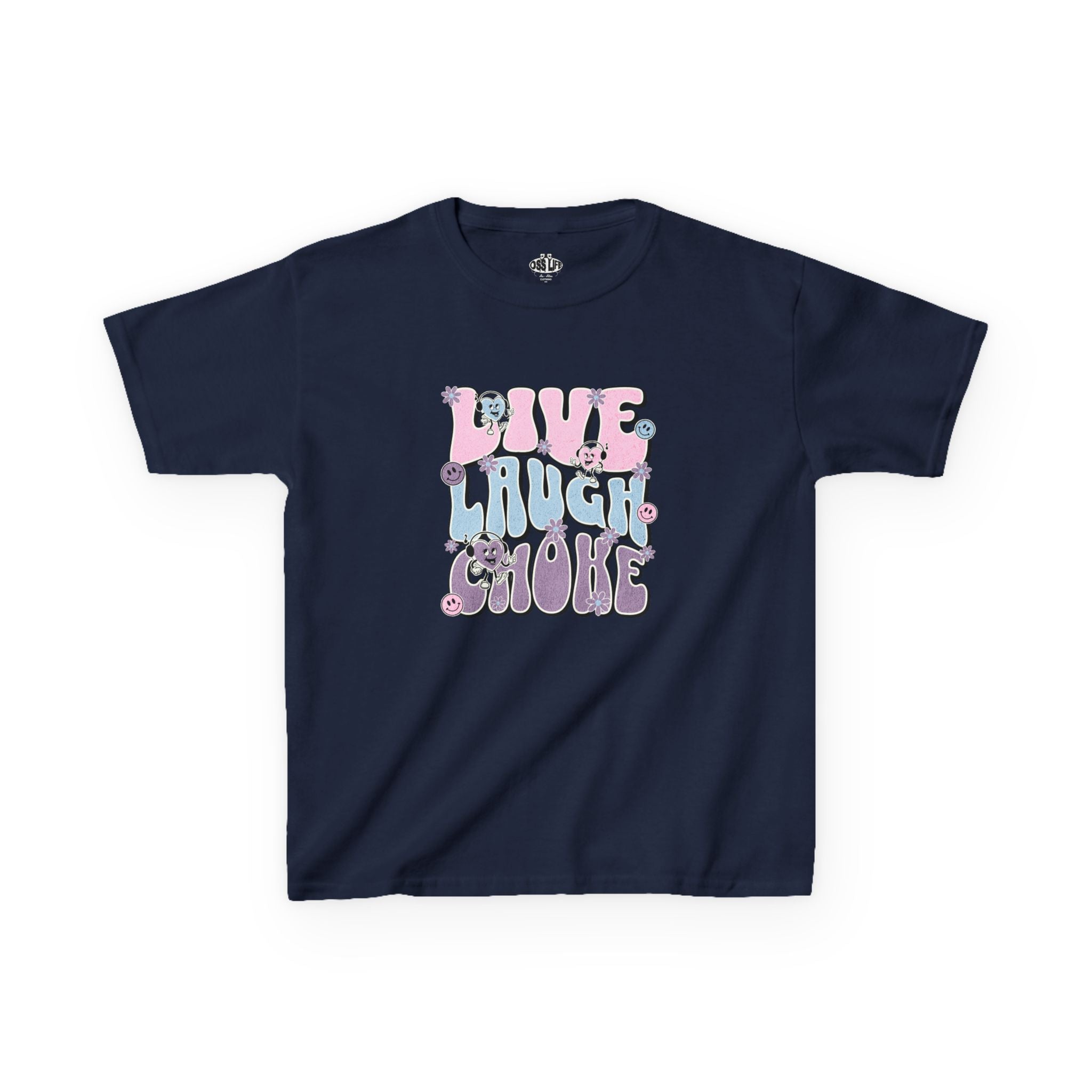 Kids Live Laugh Choke Tee