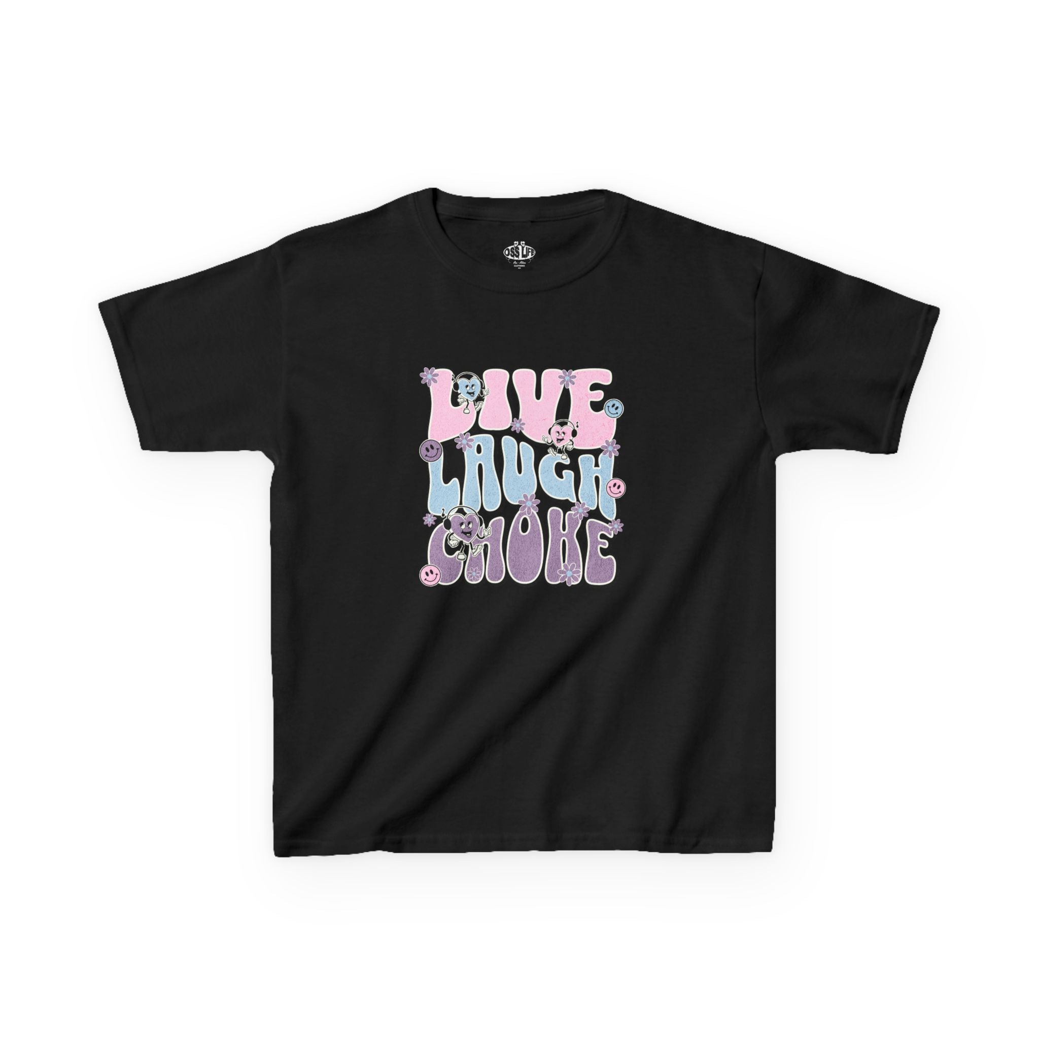 Kids Live Laugh Choke Tee