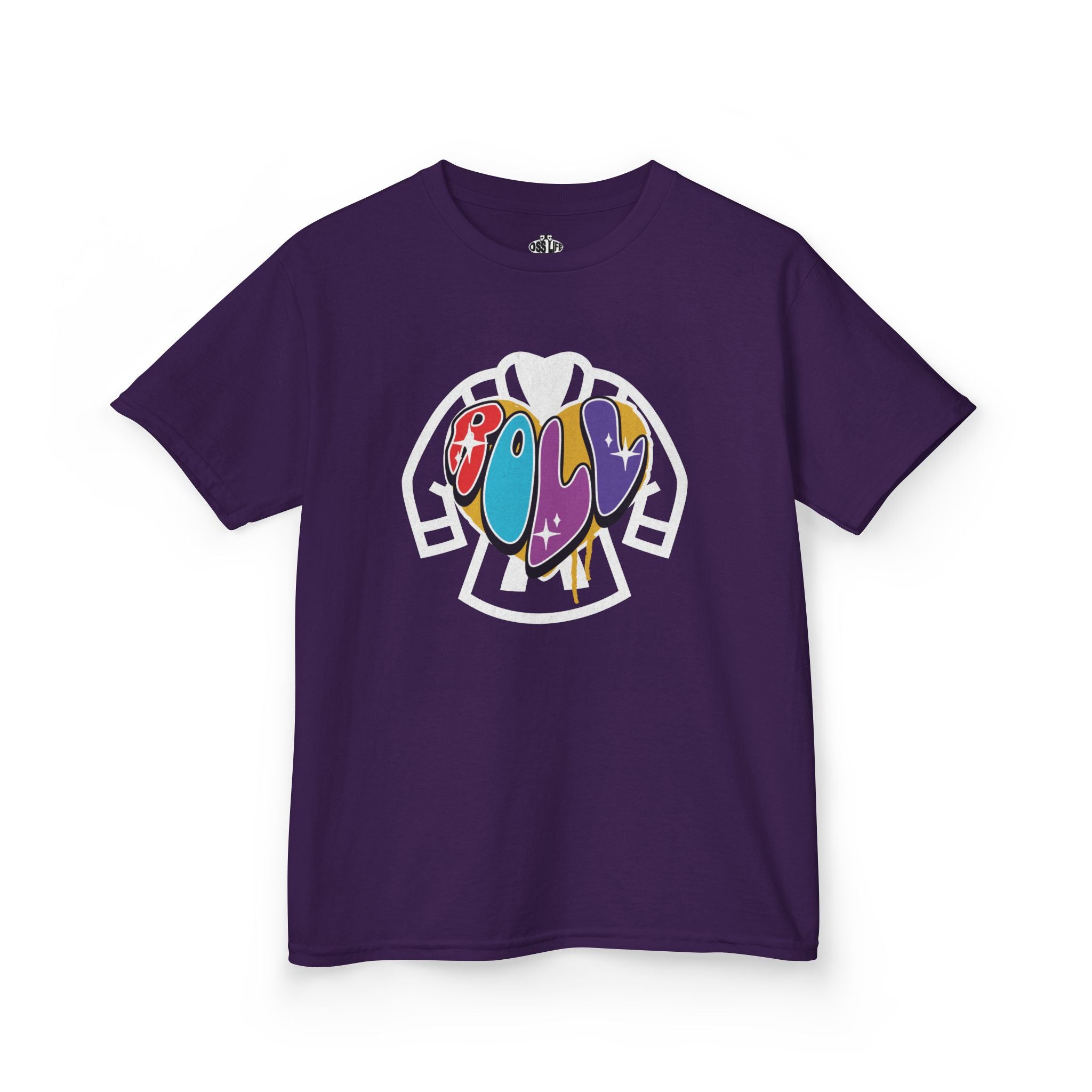 Kids Colorful Roll Heart Tee
