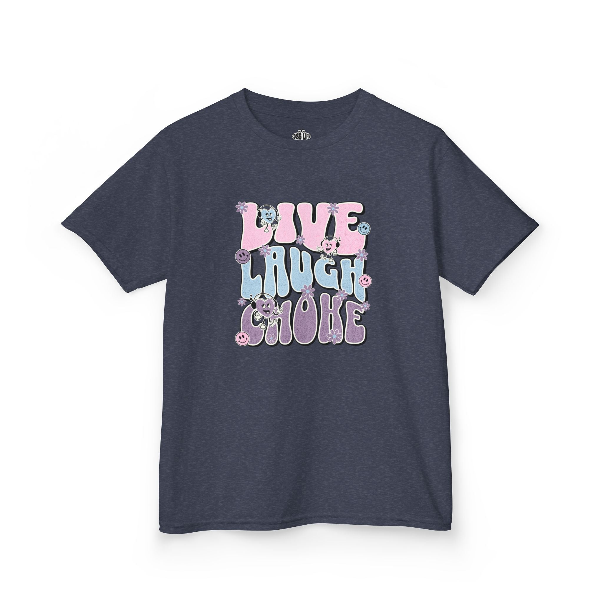 Kids Live Laugh Choke Tee