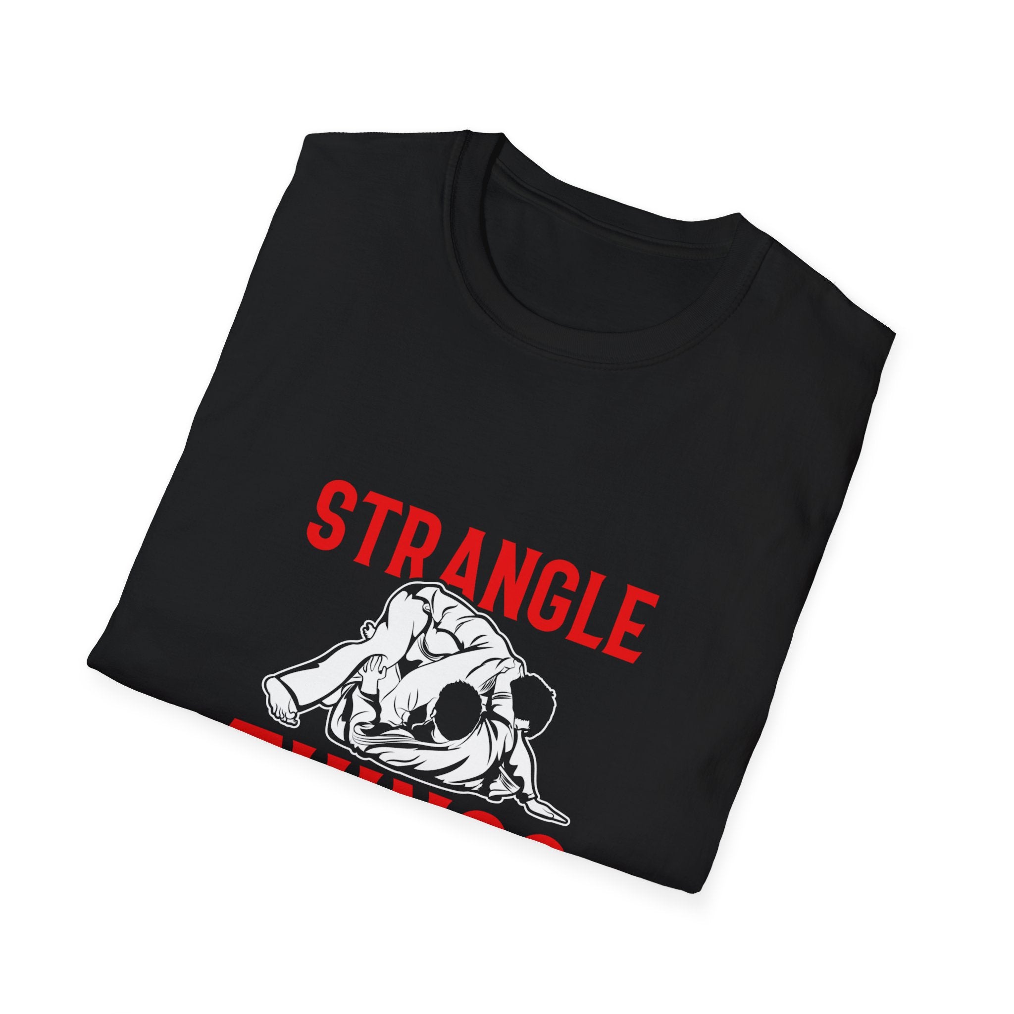 Strangle Things White Belt Unisex Softstyle T-Shirt