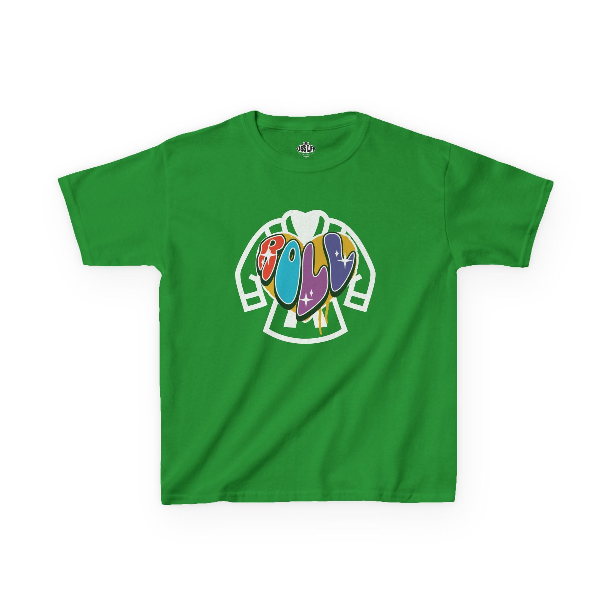 Kids Colorful Roll Heart Tee
