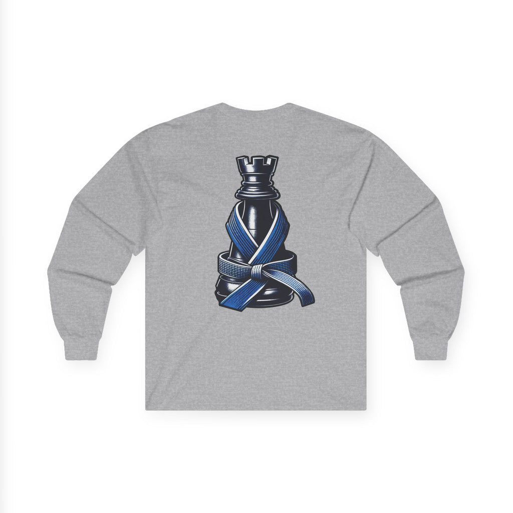 Jiu-Jitsu Blue Belt Chess Piece Unisex Long Sleeve T-Shirt