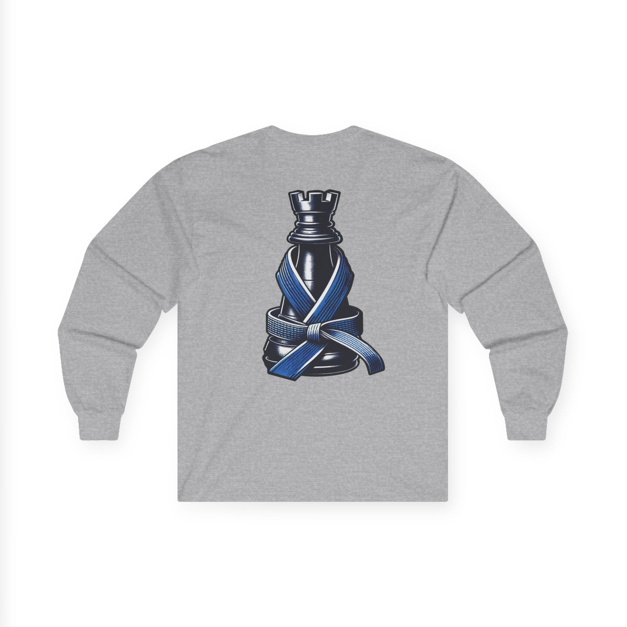 Jiu-Jitsu Blue Belt Chess Piece Unisex Long Sleeve T-Shirt