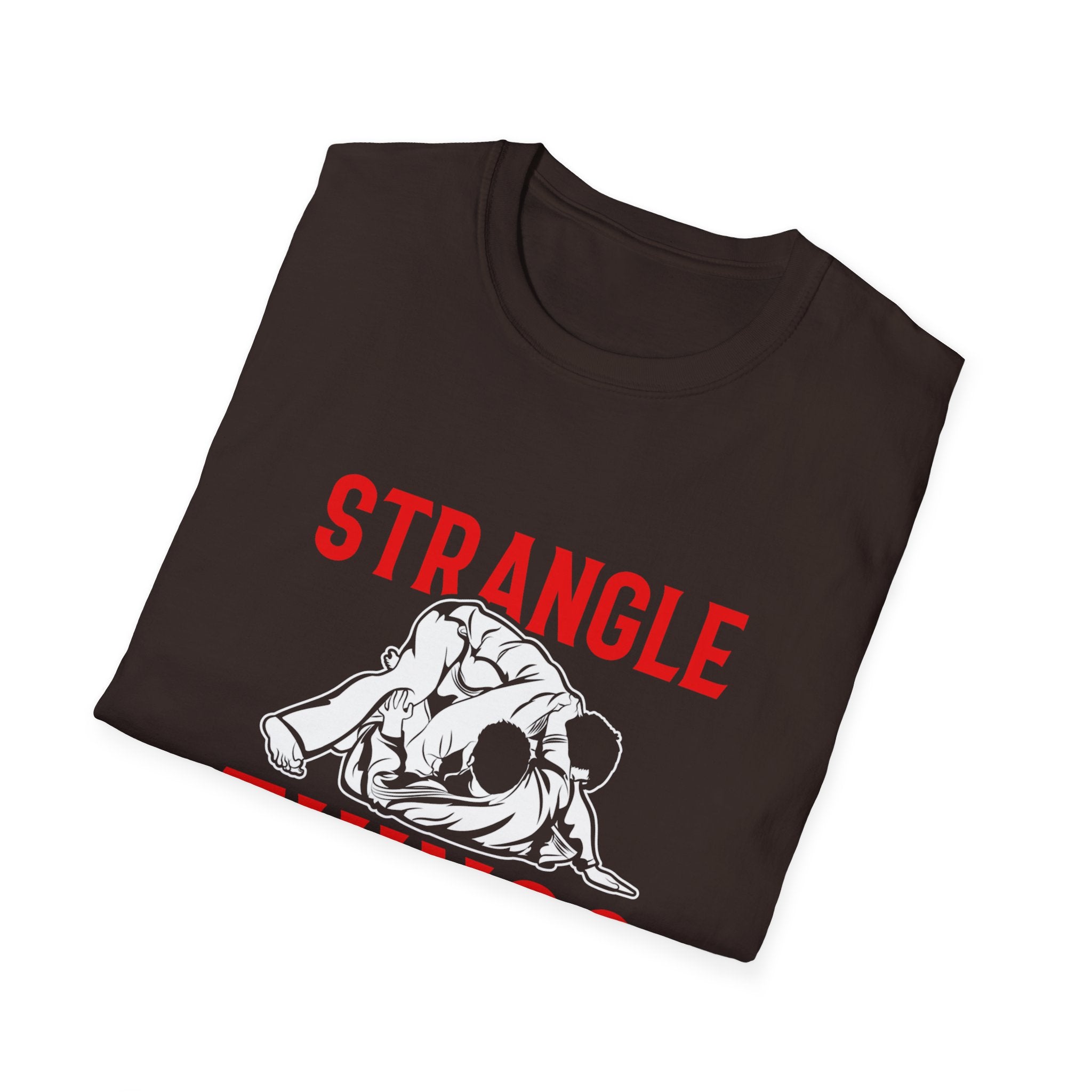 Strangle Things Brown Belt Unisex Softstyle T-Shirt