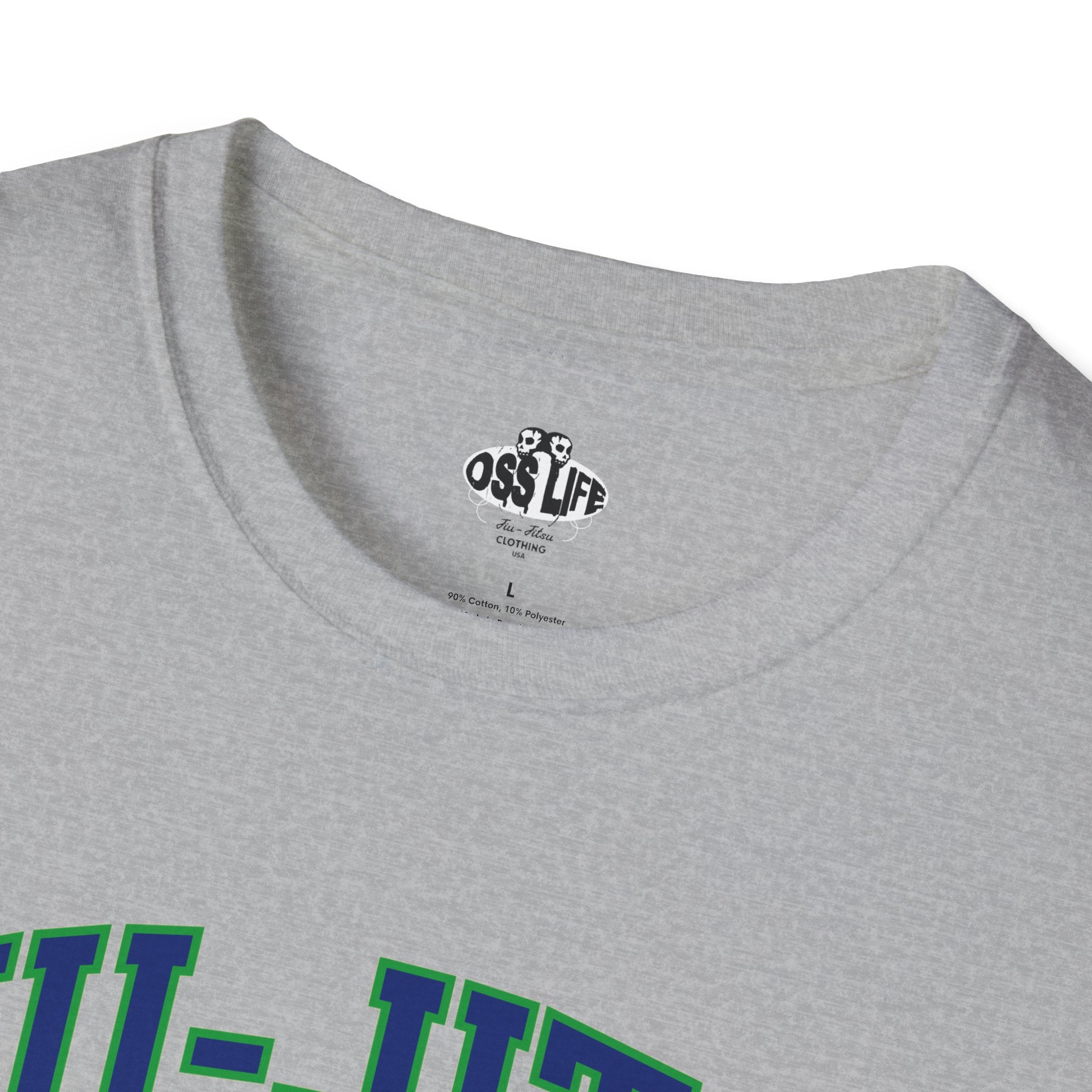 Jiu-Jitsu College Style Softstyle Adult Unisex T-shirt