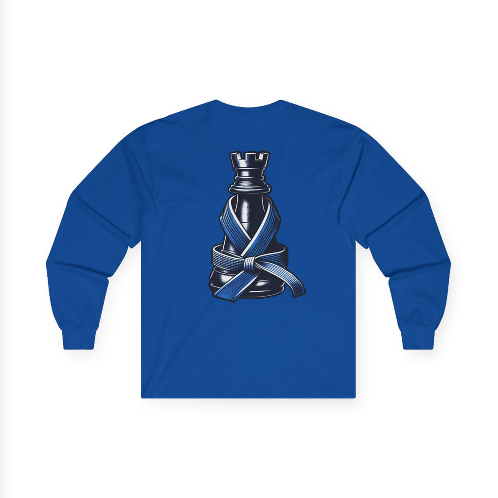 Jiu-Jitsu Blue Belt Chess Piece Unisex Long Sleeve T-Shirt