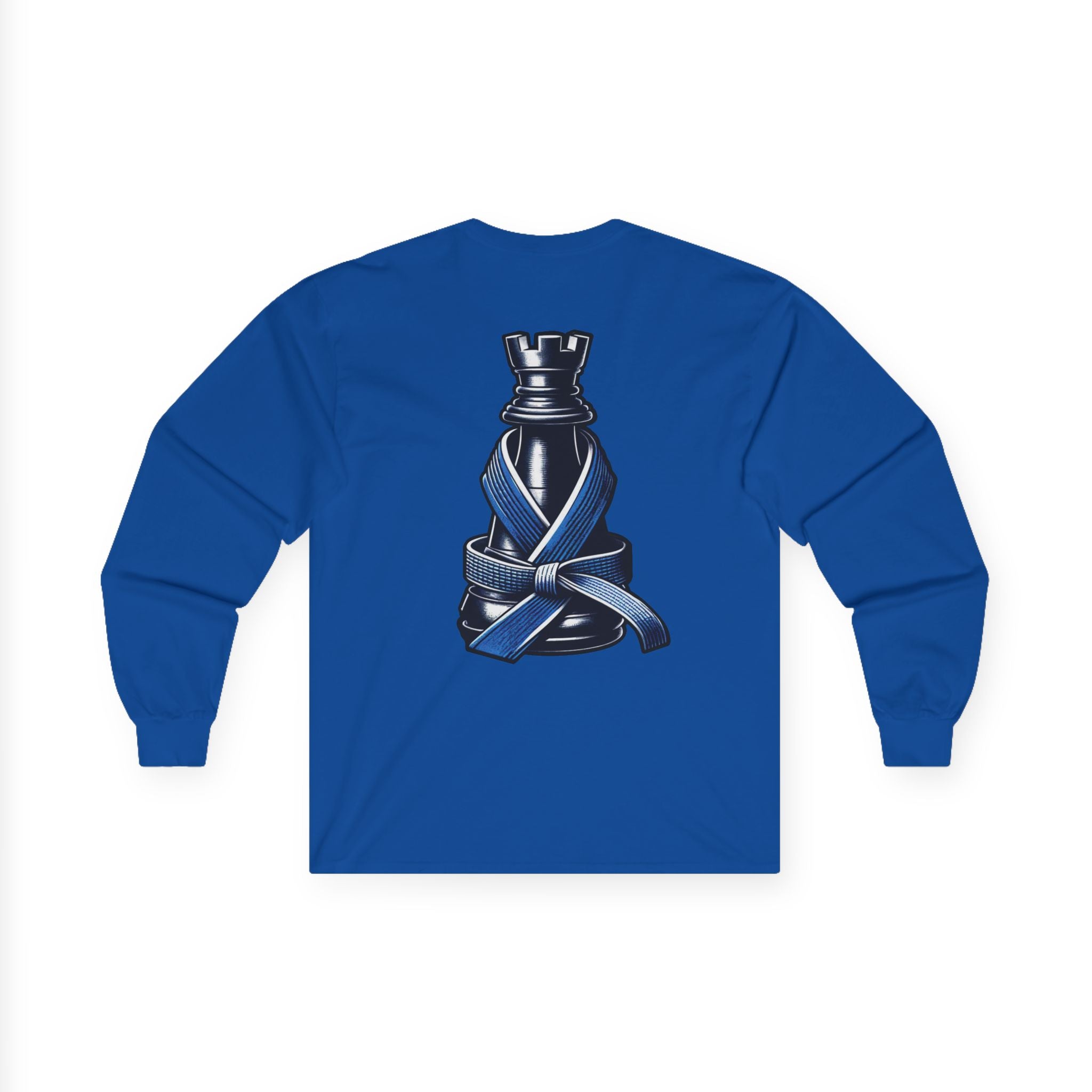 Jiu-Jitsu Blue Belt Chess Piece Unisex Long Sleeve T-Shirt