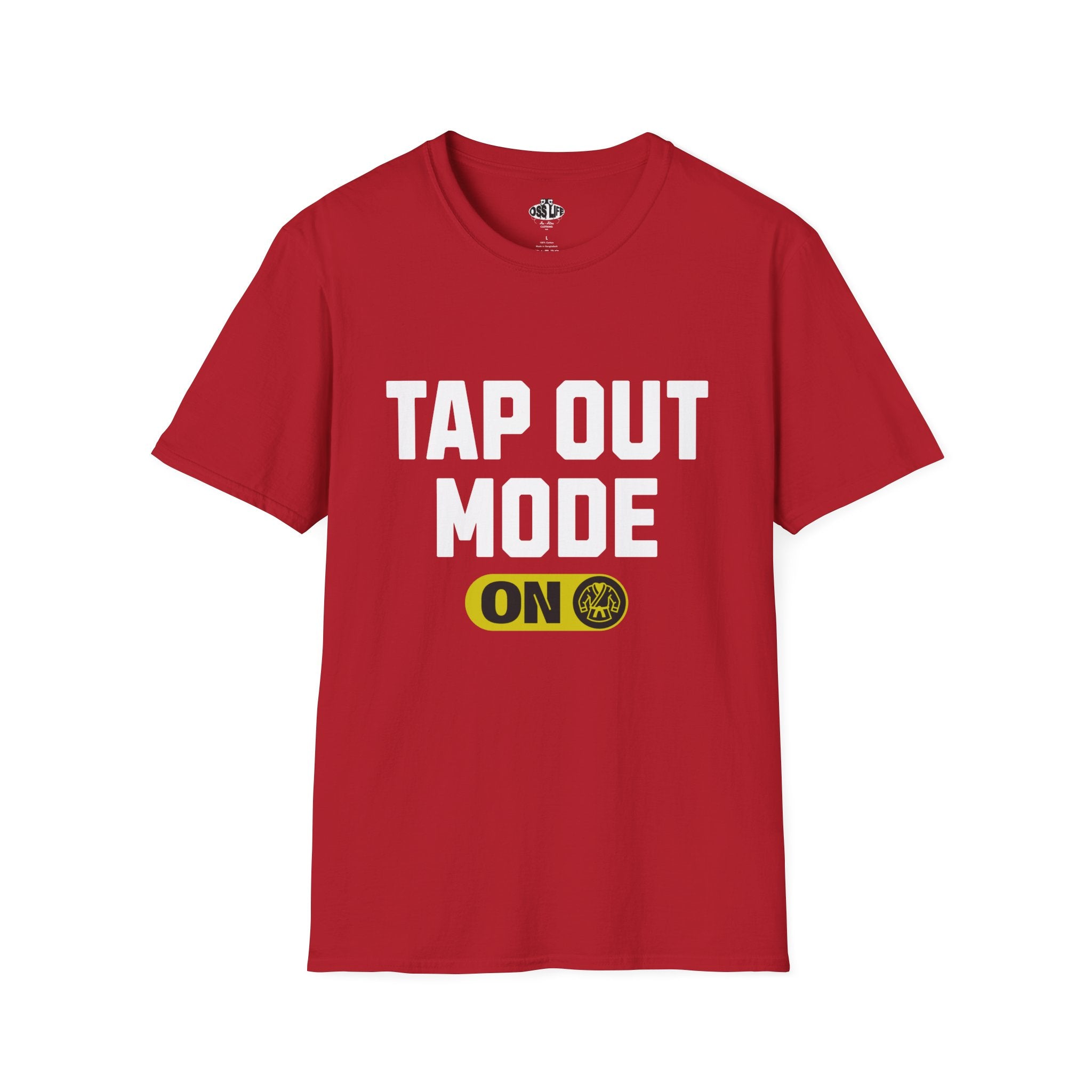 Tap Out Mode ON Softstyle Adult Unisex T-shirt