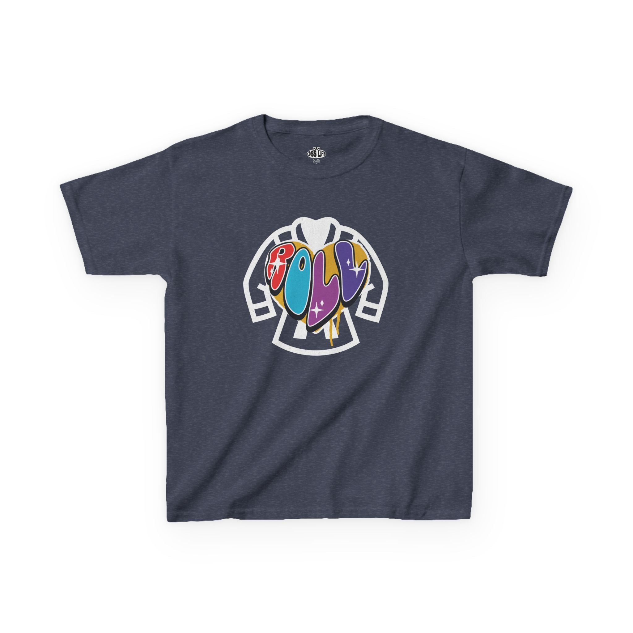 Kids Colorful Roll Heart Tee