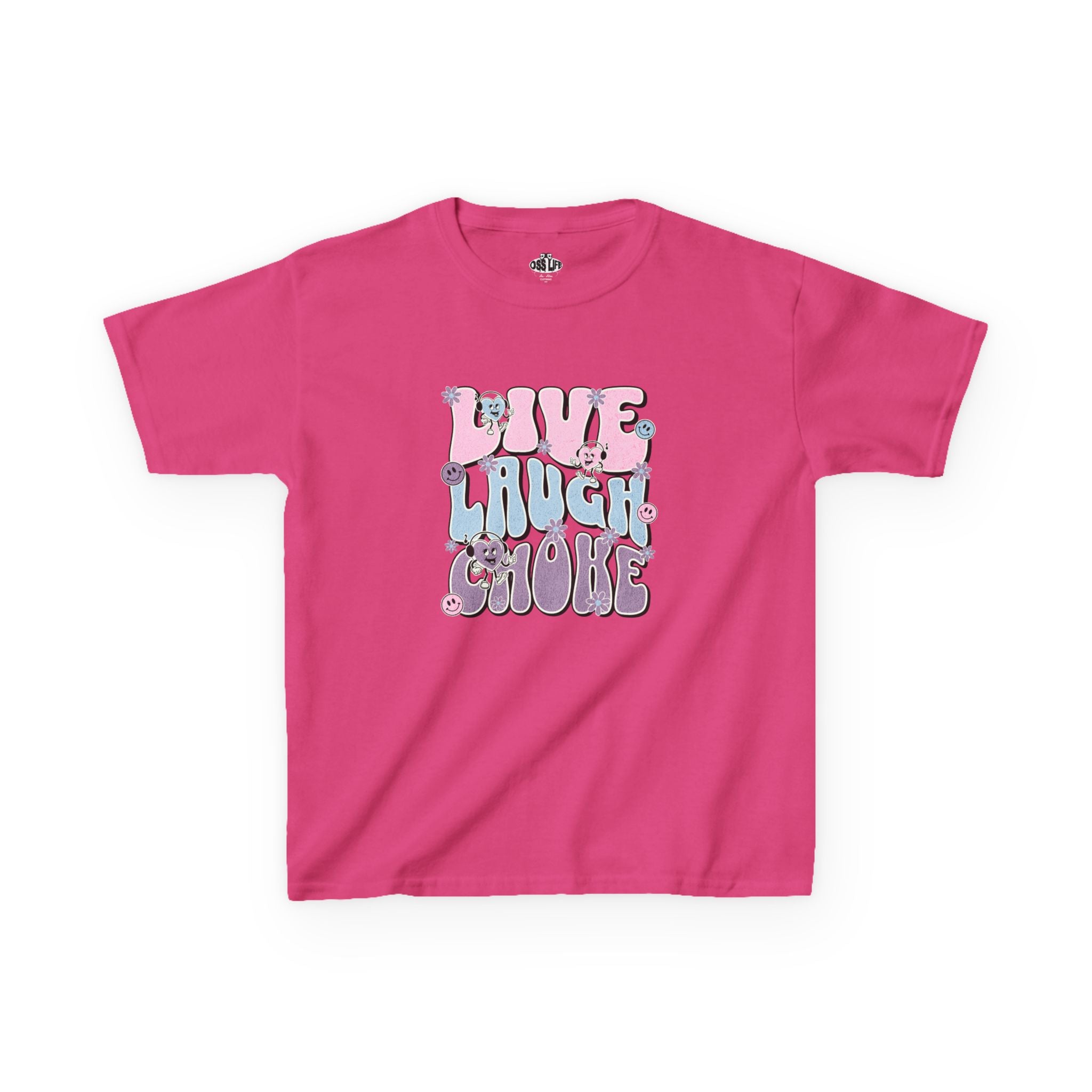 Kids Live Laugh Choke Tee