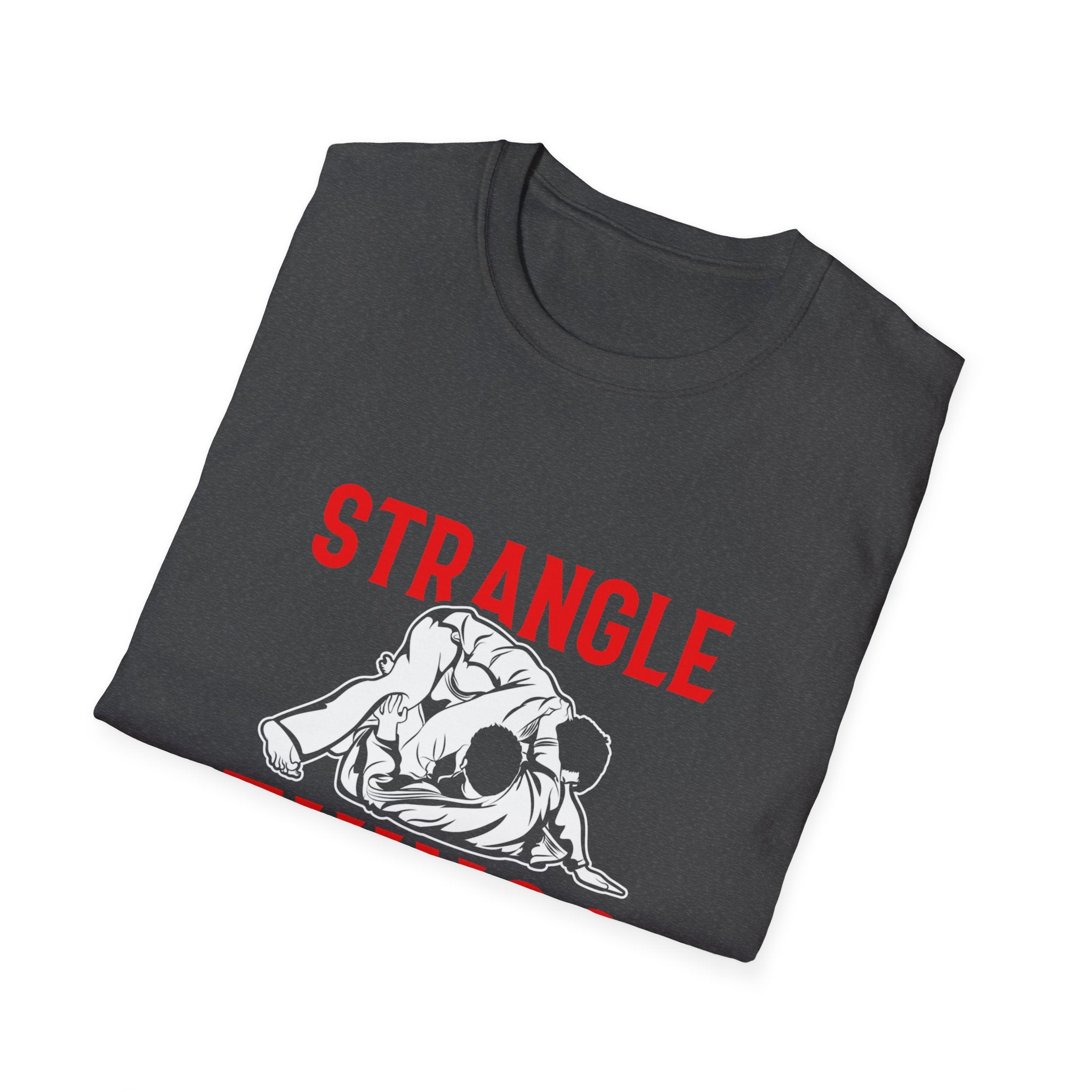 Strangle Things Black Belt Unisex Softstyle T-Shirt