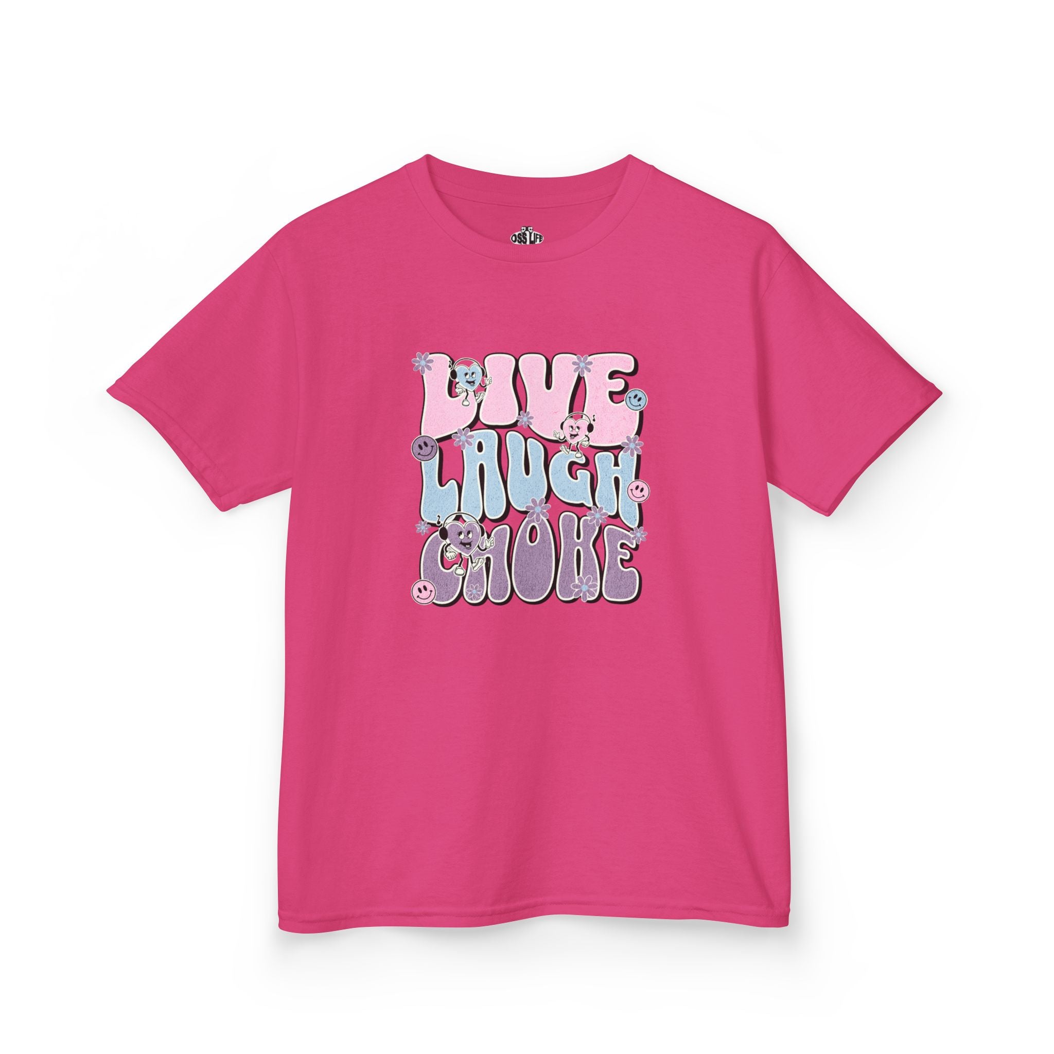 Kids Live Laugh Choke Tee