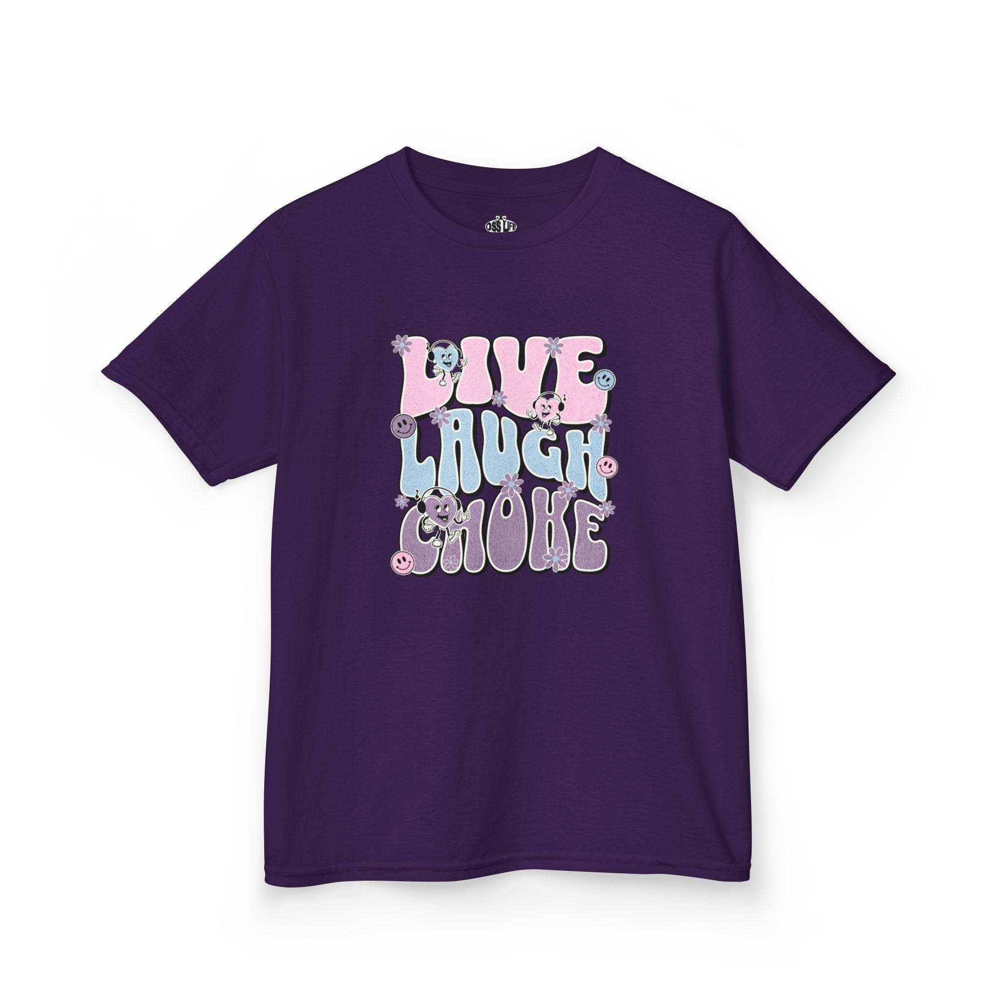 Kids Live Laugh Choke Tee