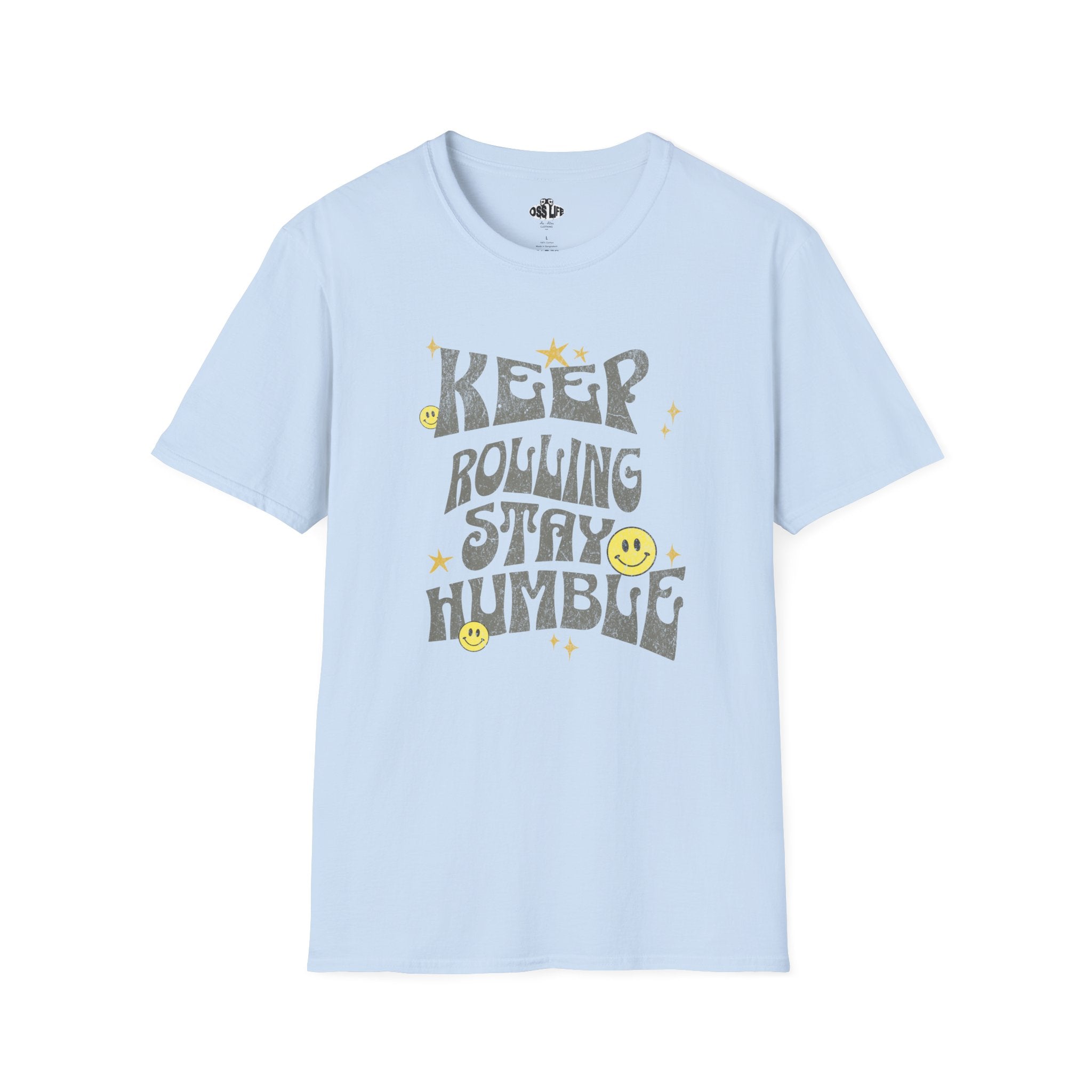Keep Rolling Stay Humble Softstyle Adult Unisex T-shirt
