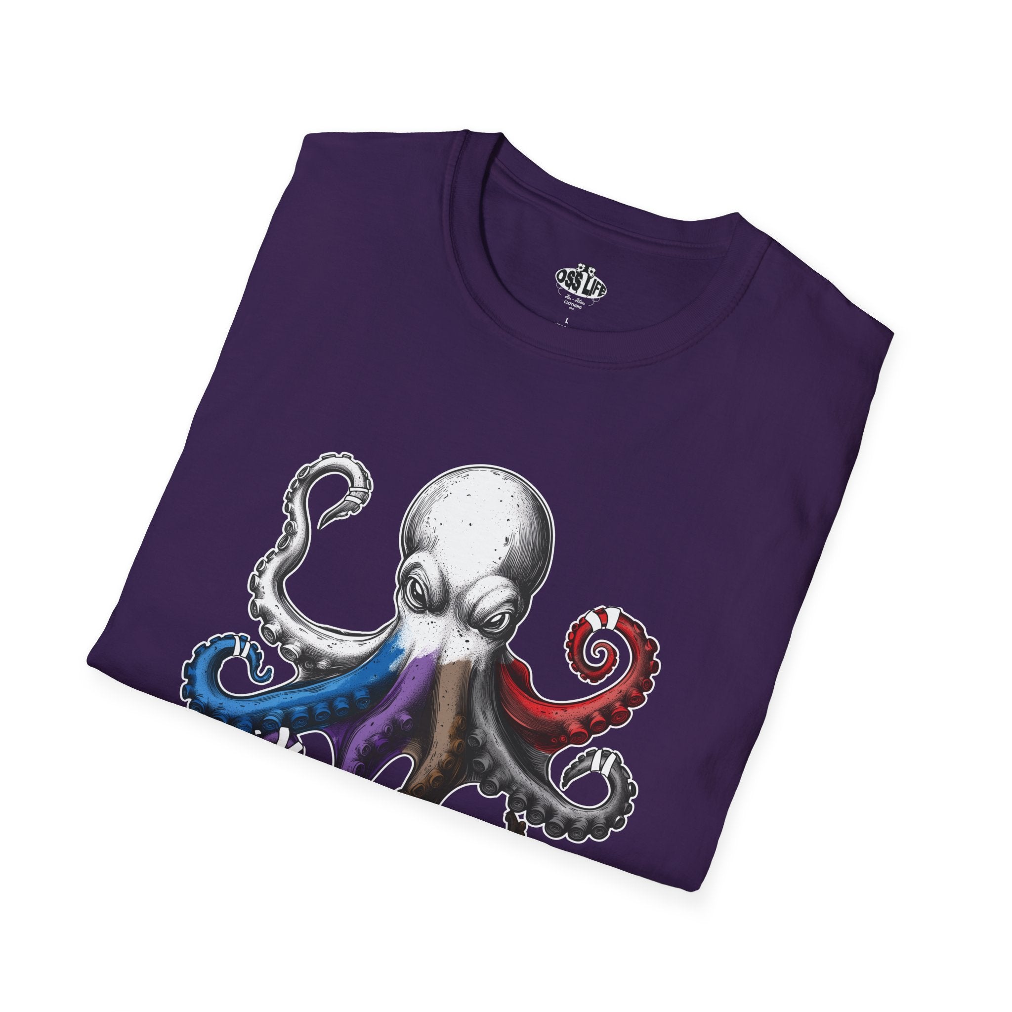 Jiu Jitsu Octopus Unisex Softstyle T-shirt