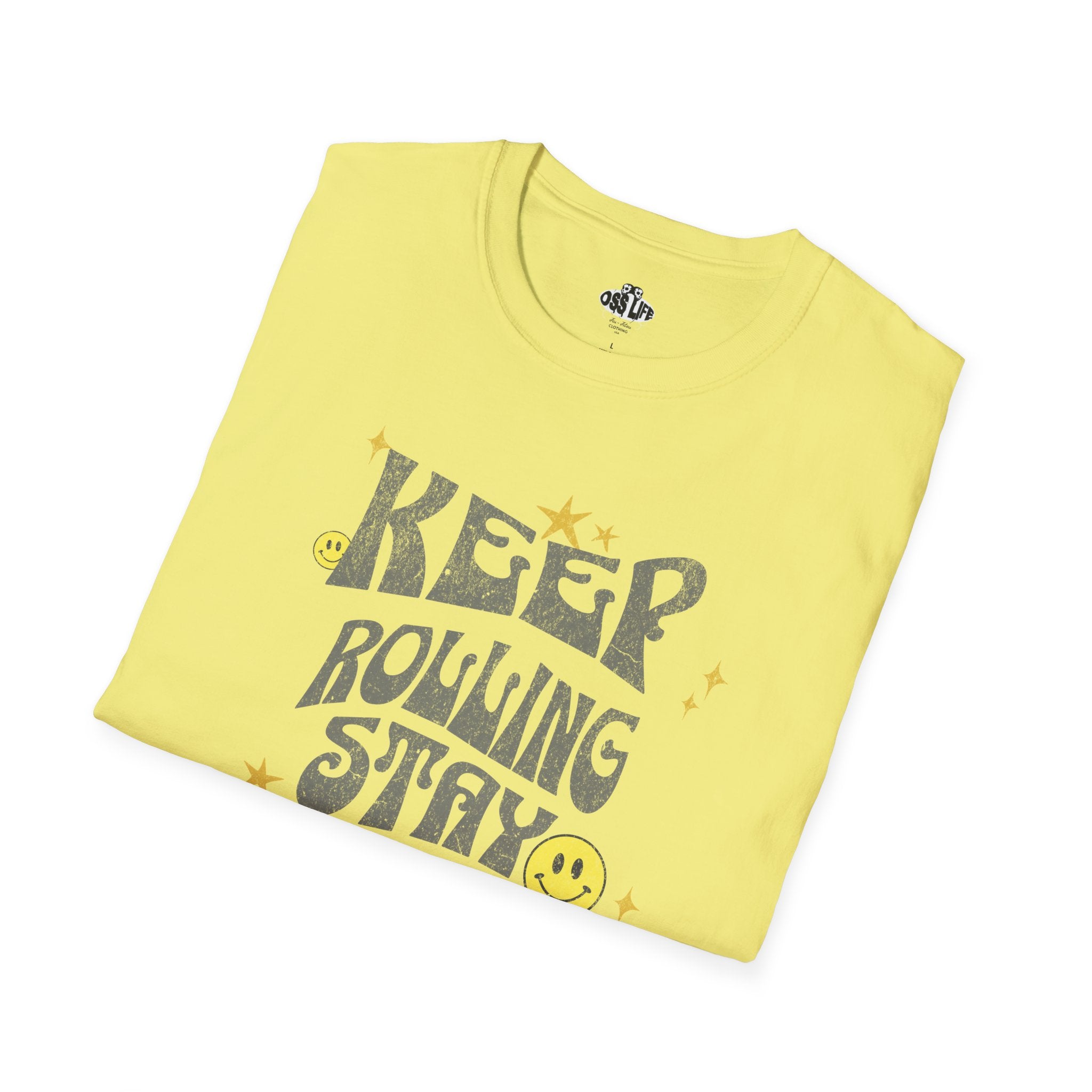Keep Rolling Stay Humble Softstyle Adult Unisex T-shirt