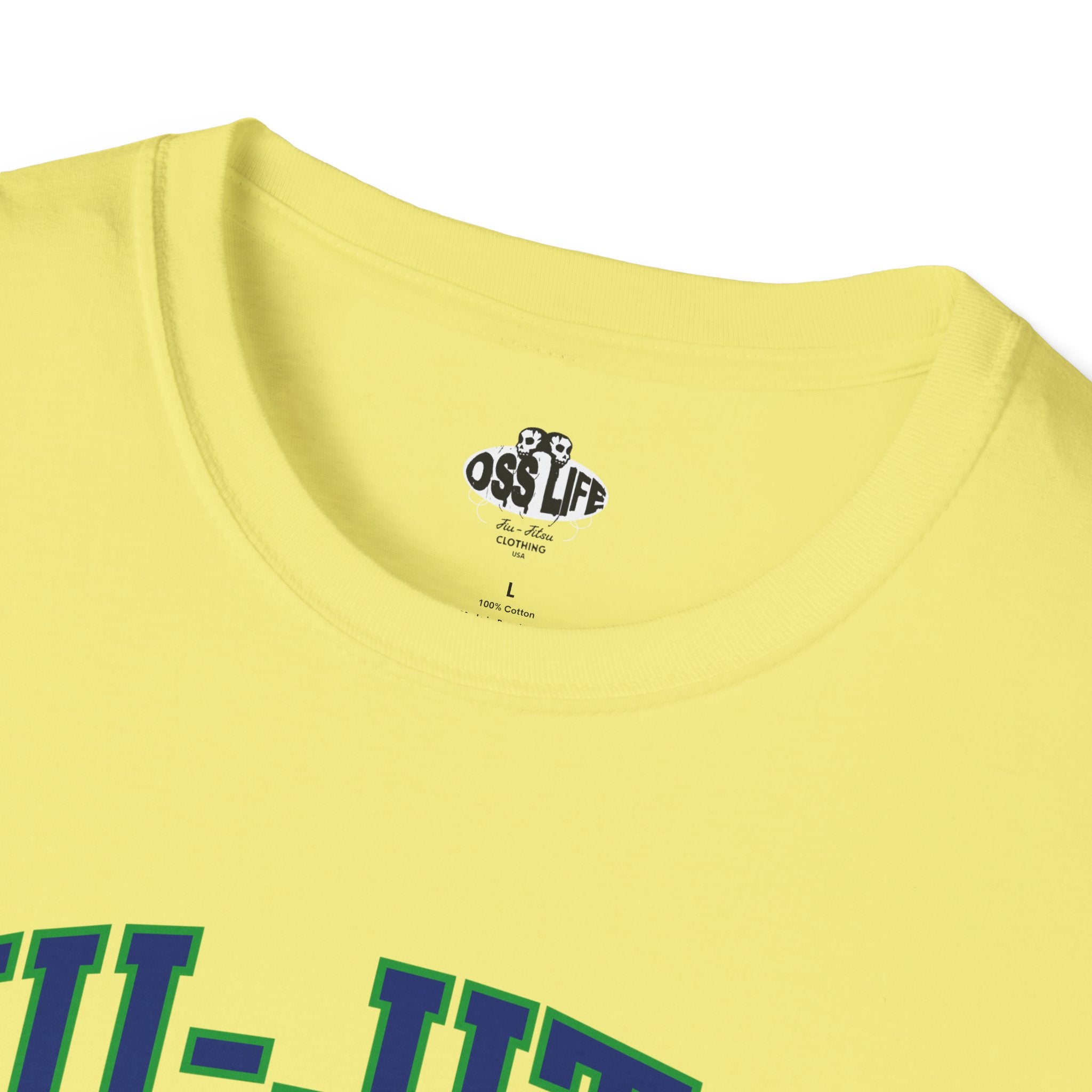 Jiu-Jitsu College Style Softstyle Adult Unisex T-shirt