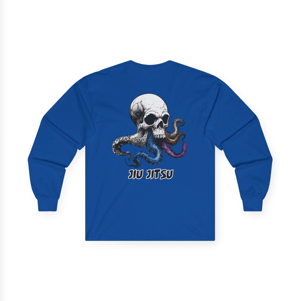 Skull Octopus Belts Jiu Jitsu Unisex Long Sleeve T-shirt