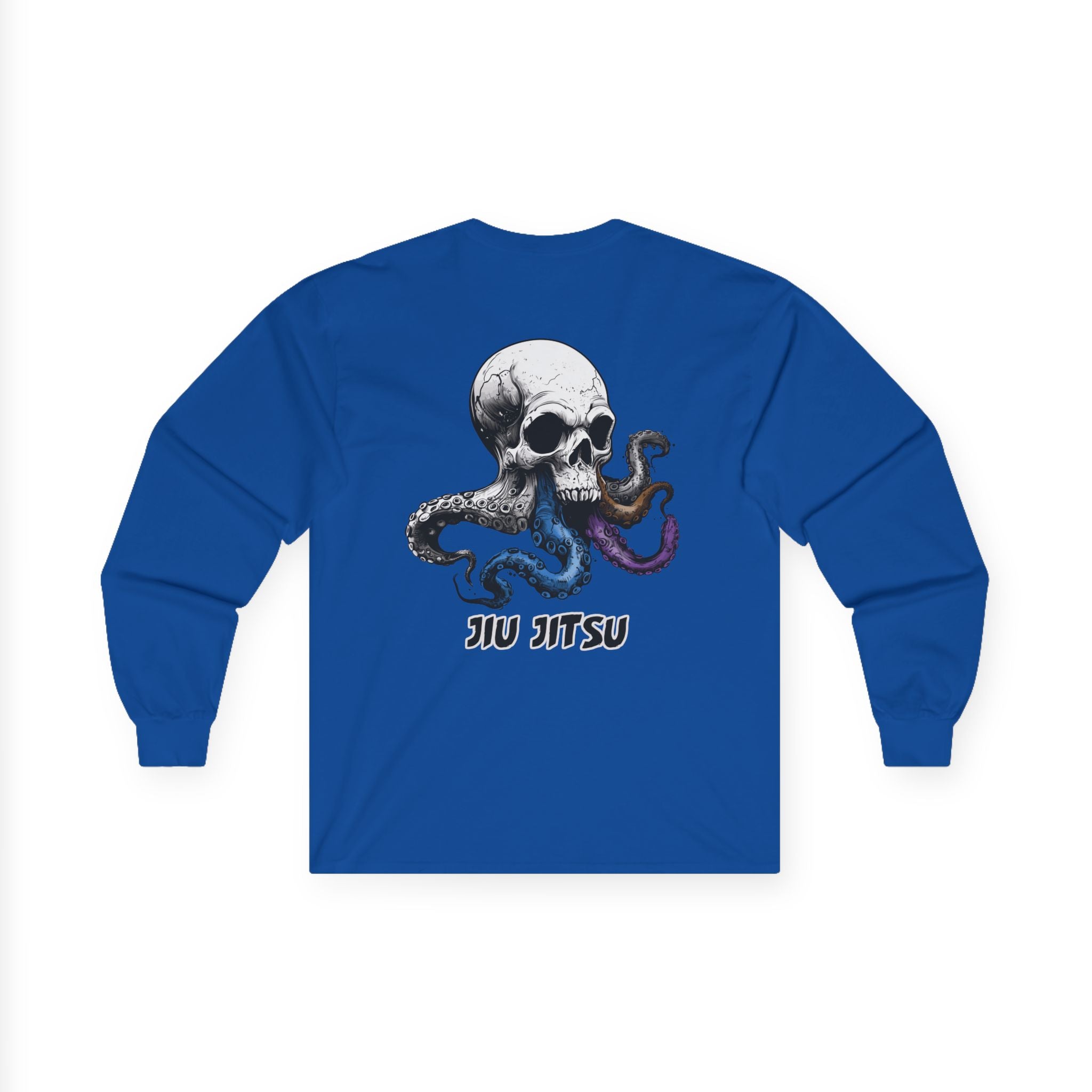 Skull Octopus Belts Jiu Jitsu Unisex Long Sleeve T-shirt