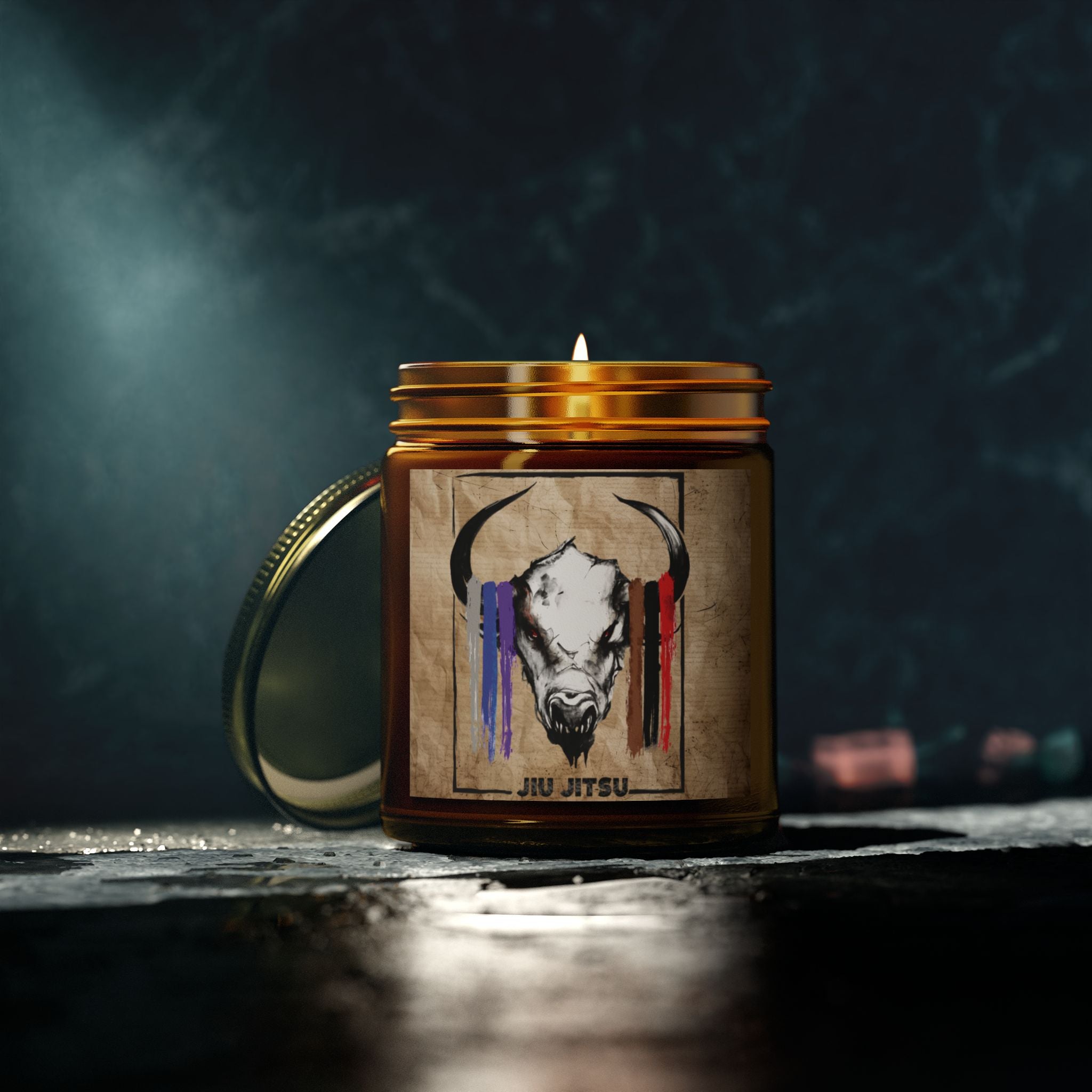 Jiu-Jitsu Bull Belts 9 oz Scented Candle