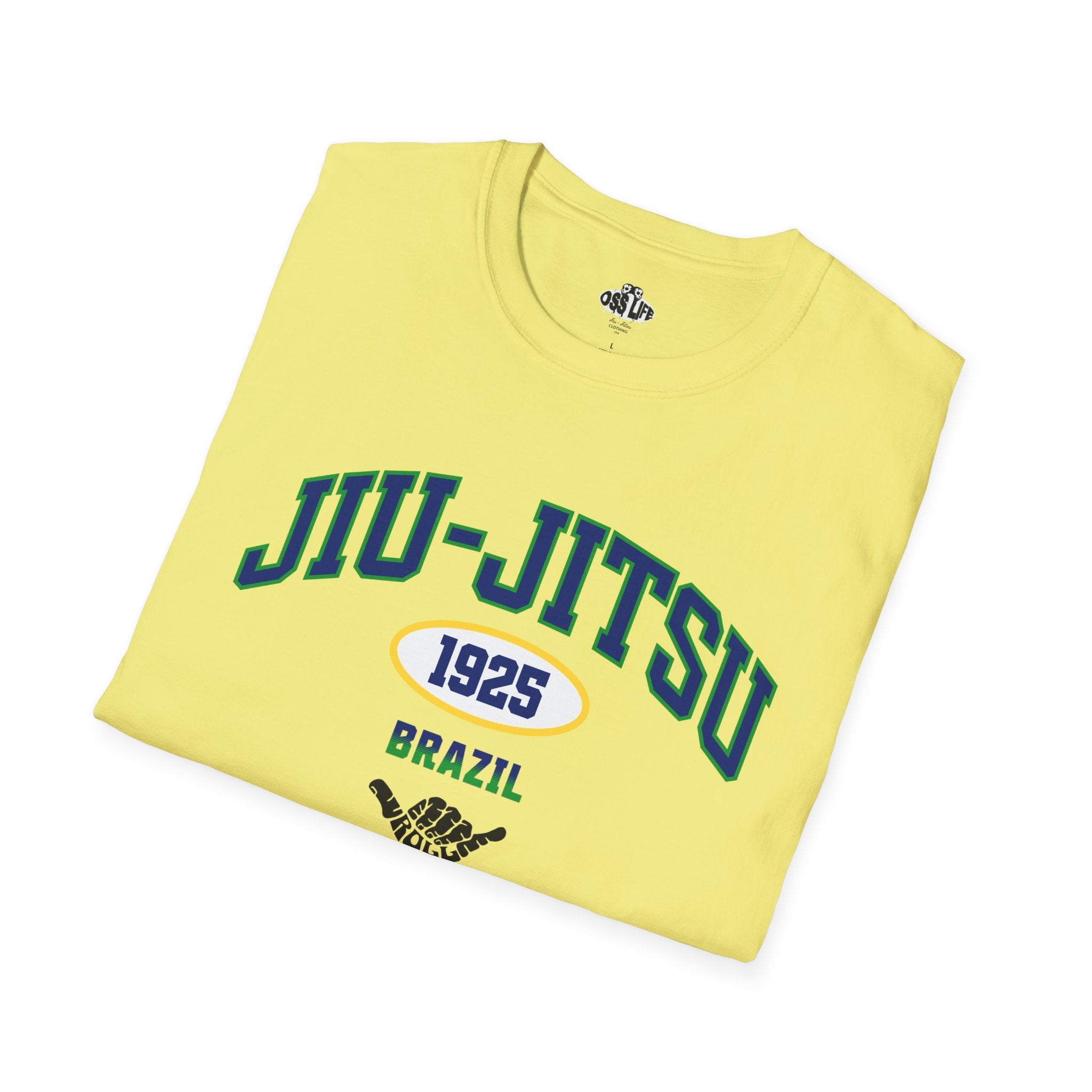 Jiu-Jitsu College Style Softstyle Adult Unisex T-shirt