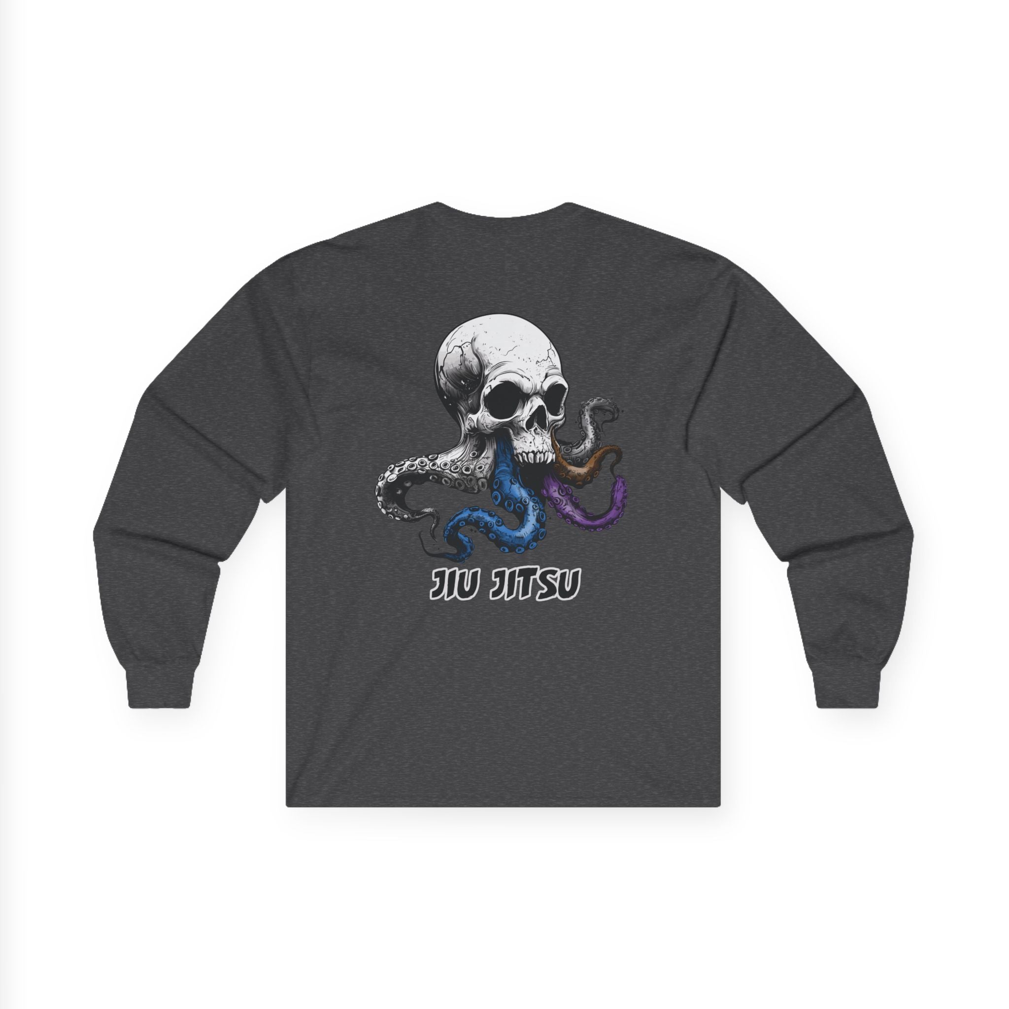 Skull Octopus Belts Jiu Jitsu Unisex Long Sleeve T-shirt