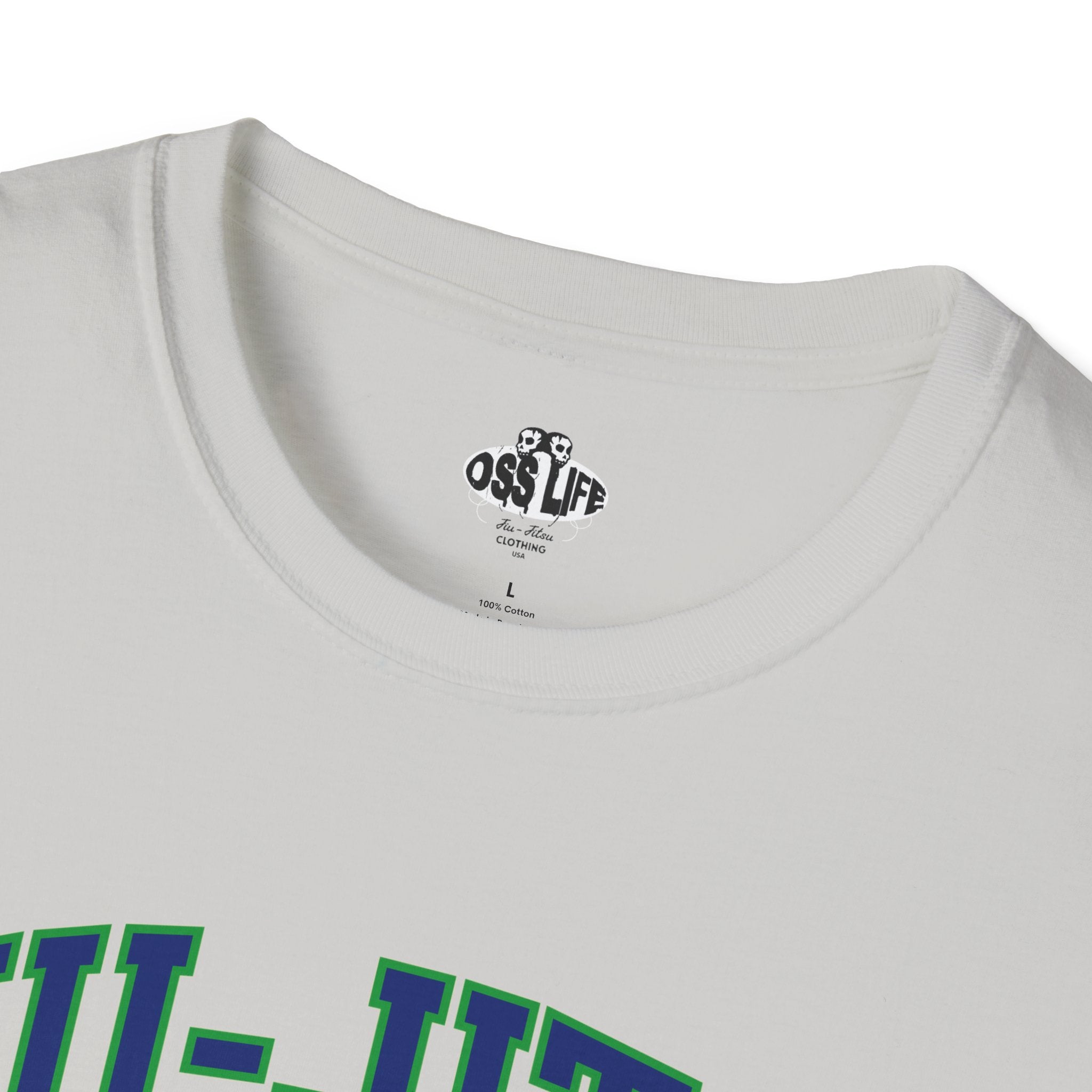 Jiu-Jitsu College Style Softstyle Adult Unisex T-shirt