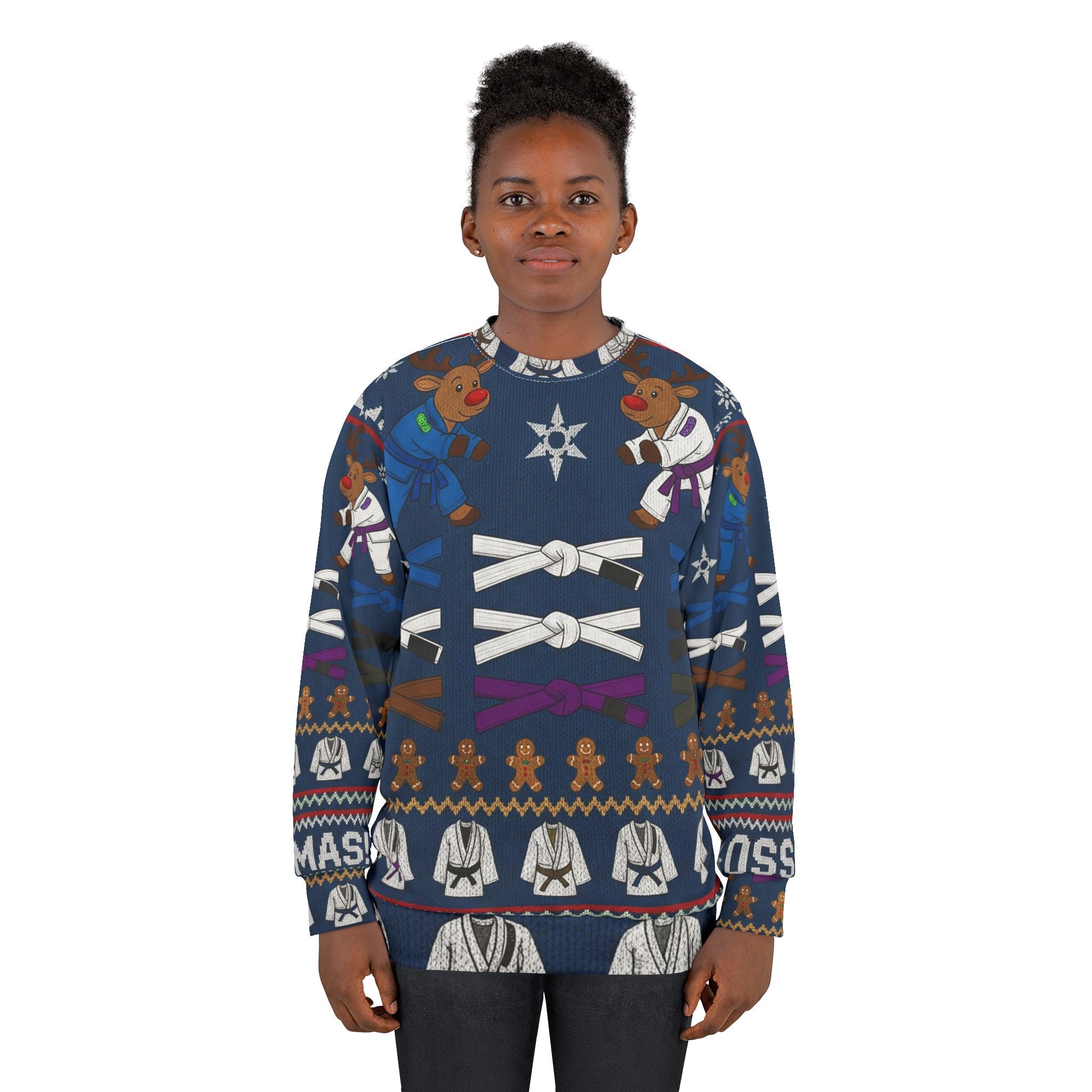 OSS-mas! Reindeer Grapplers Ugly Sweatshirt