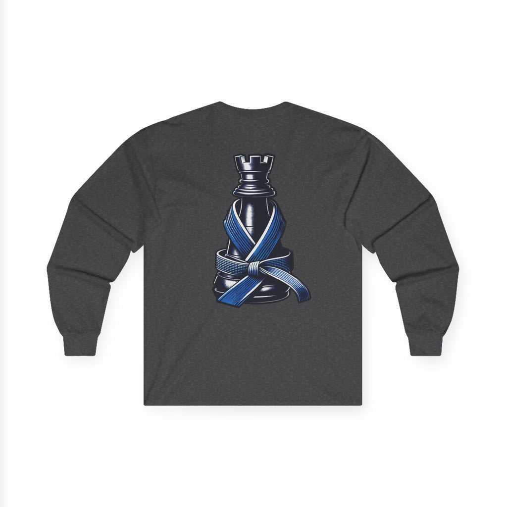 Jiu-Jitsu Blue Belt Chess Piece Unisex Long Sleeve T-Shirt