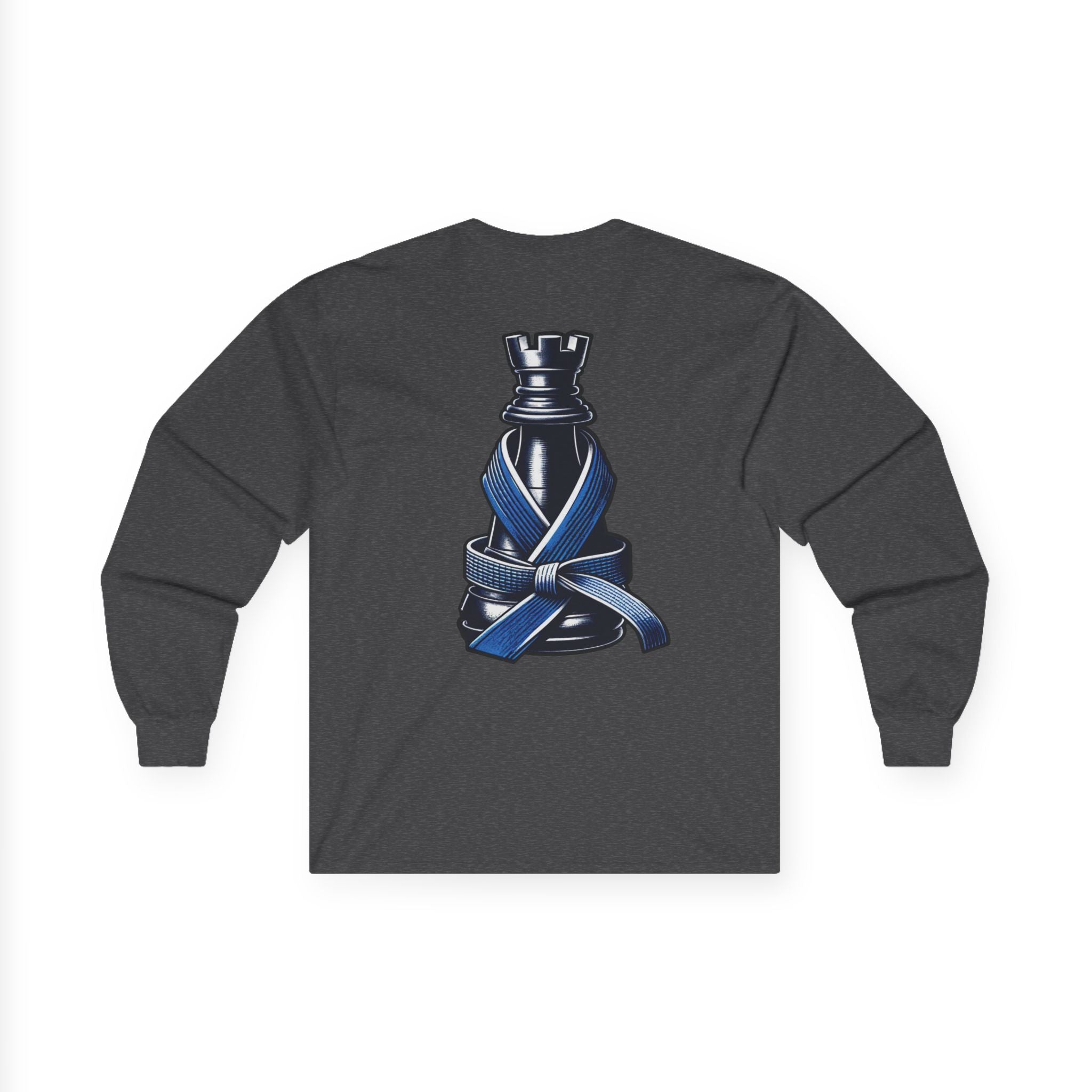 Jiu-Jitsu Blue Belt Chess Piece Unisex Long Sleeve T-Shirt