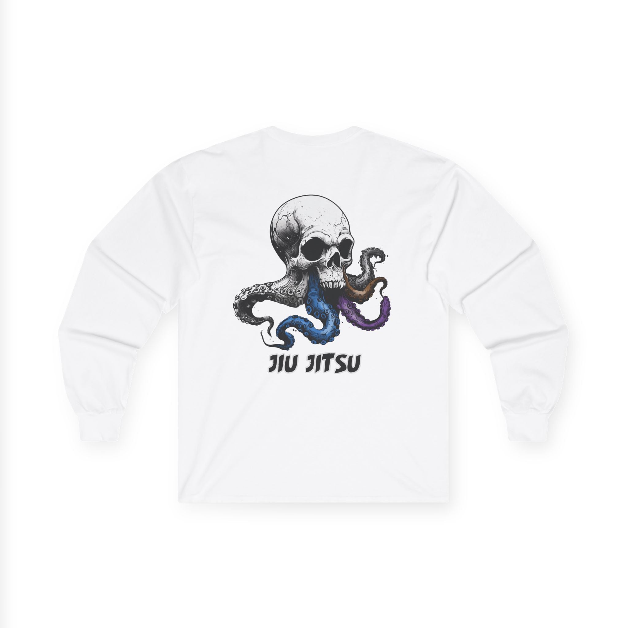 Skull Octopus Belts Jiu Jitsu Unisex Long Sleeve T-shirt